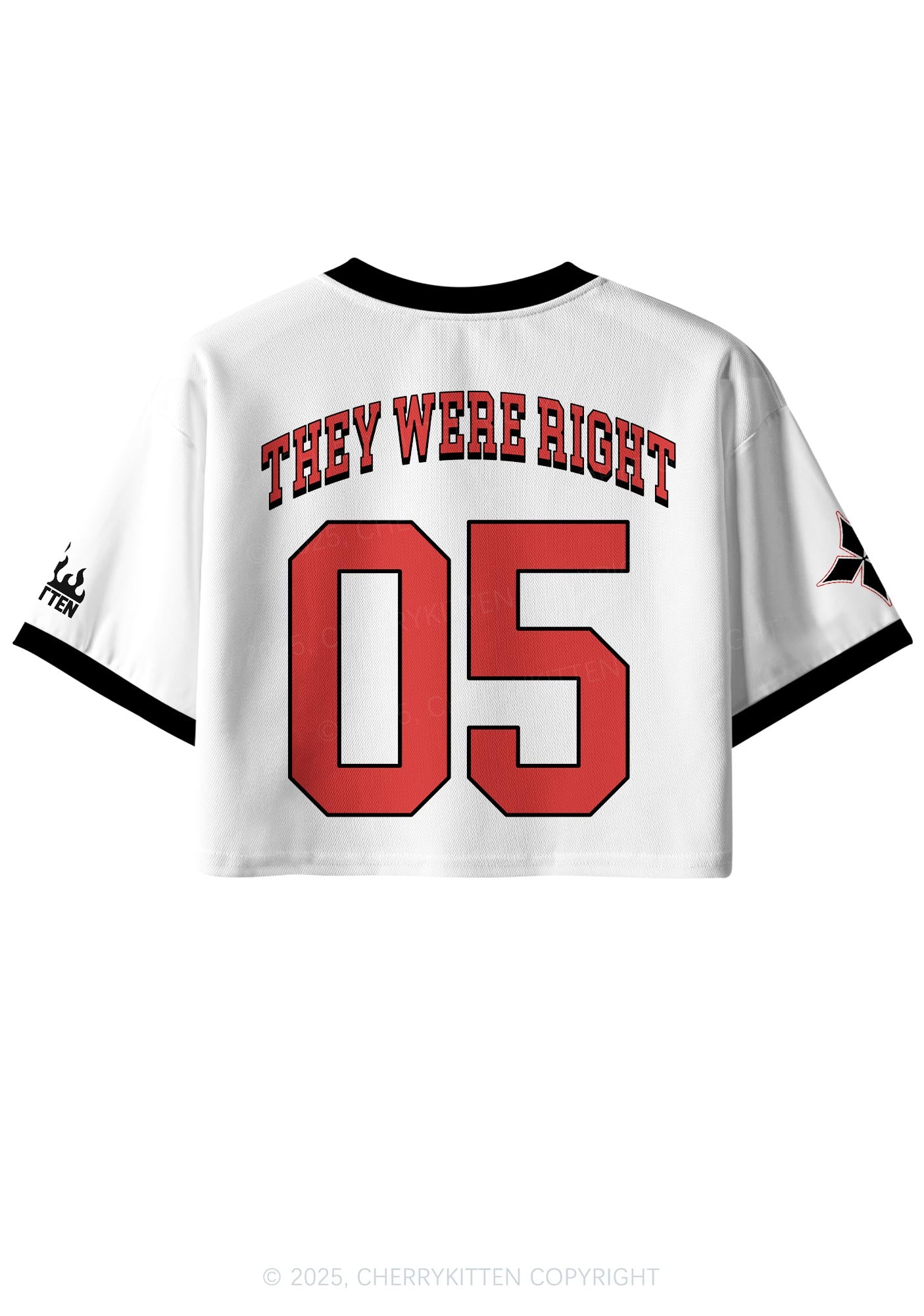 Custom I Was Gay Two Sides Pride Y2K Crop Sport Jersey Shirts Cherrykitten