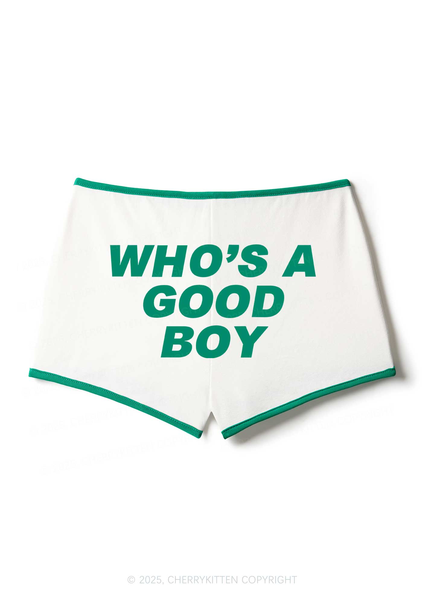 Whos A Good Boy Y2K Booty Shorts Cherrykitten