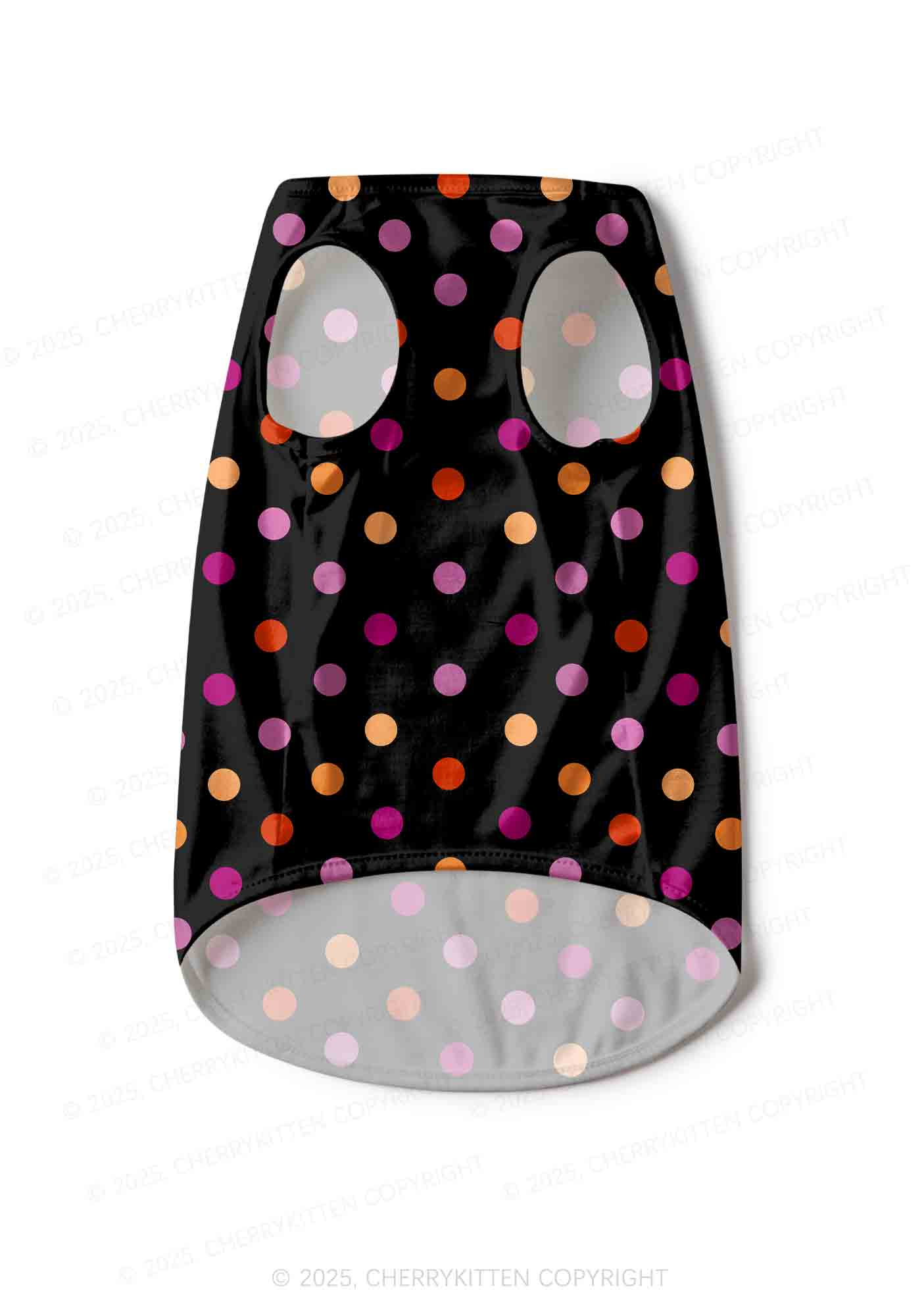 Lesbian Dots Pride Y2K Pet Tank Top Cherrykitten
