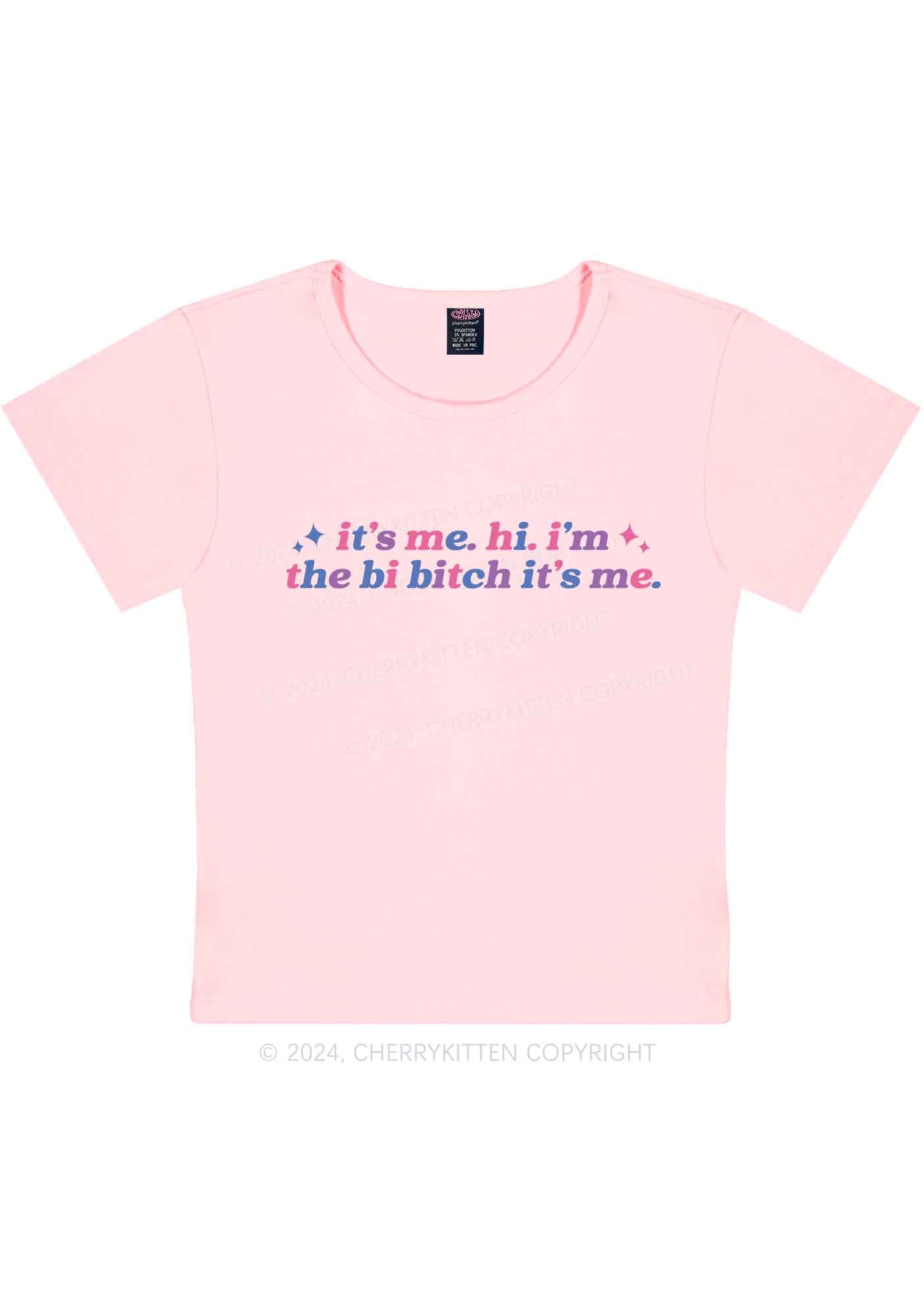 Bi Bxxch Y2K Baby Tee Cherrykitten