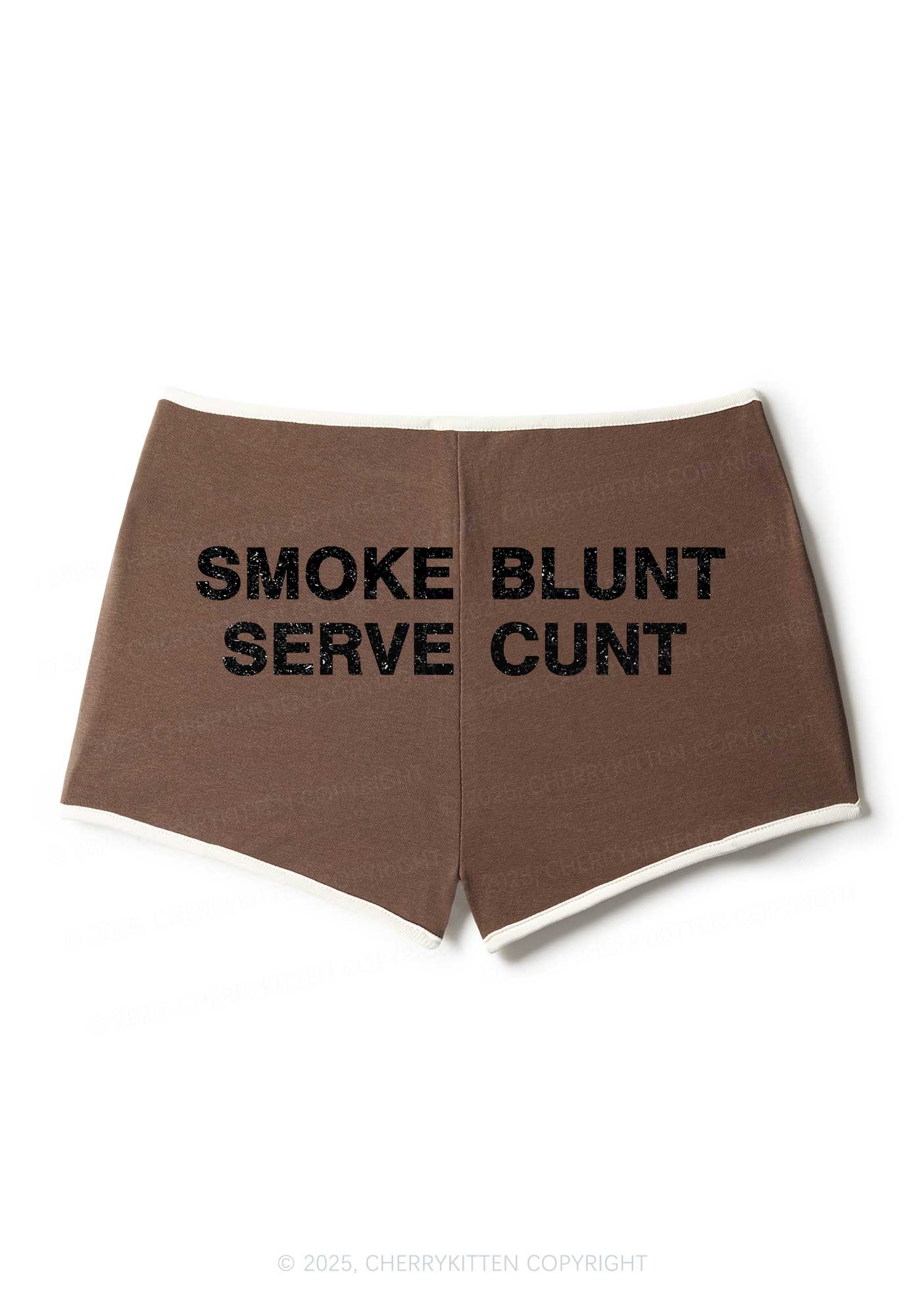 Smoke Blunt Y2K Booty Shorts Cherrykitten