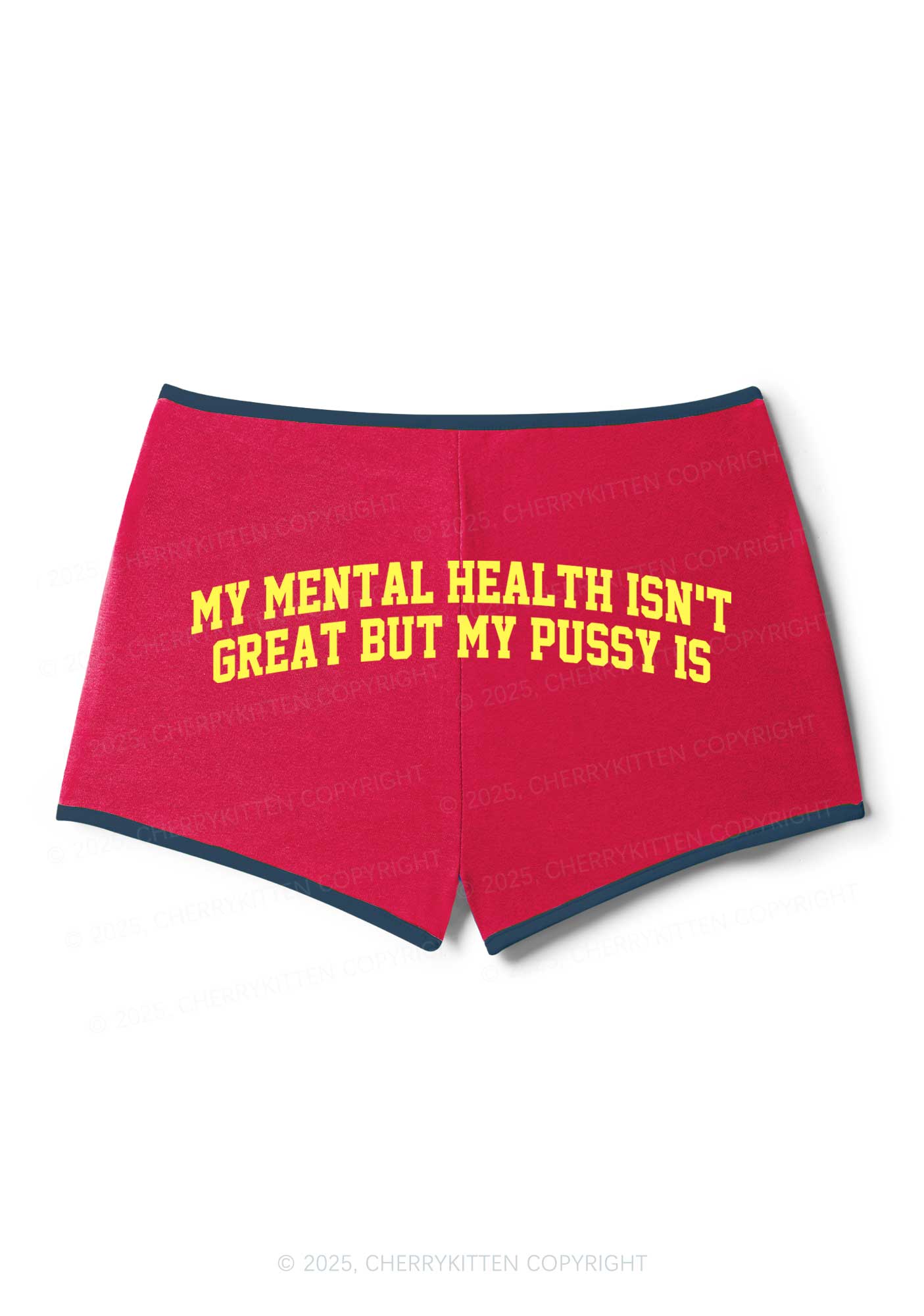 Great Mental Health Y2K Booty Shorts Cherrykitten