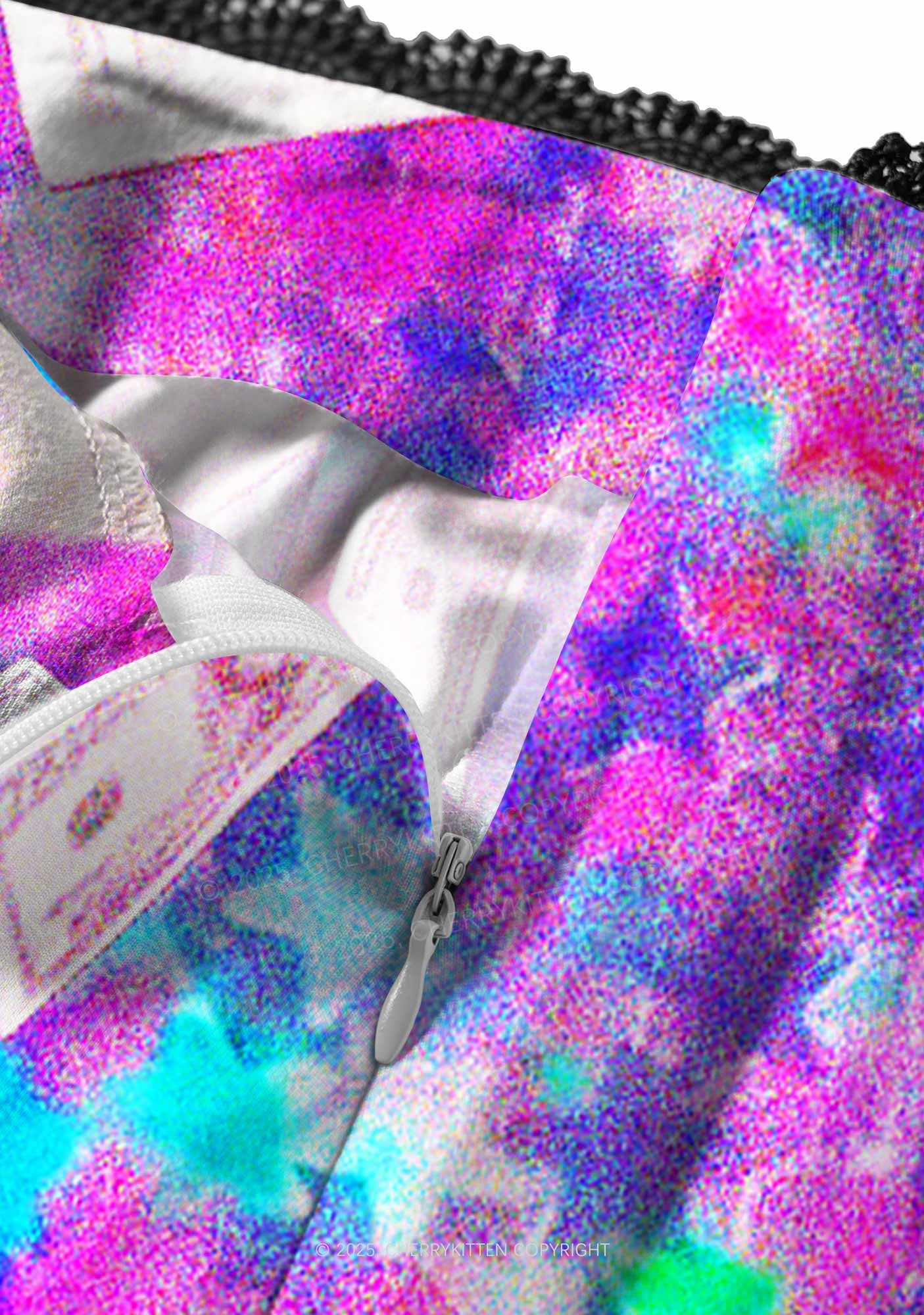 Pole Dancing Raccoon Y2K Print Midi Skirt Cherrykitten