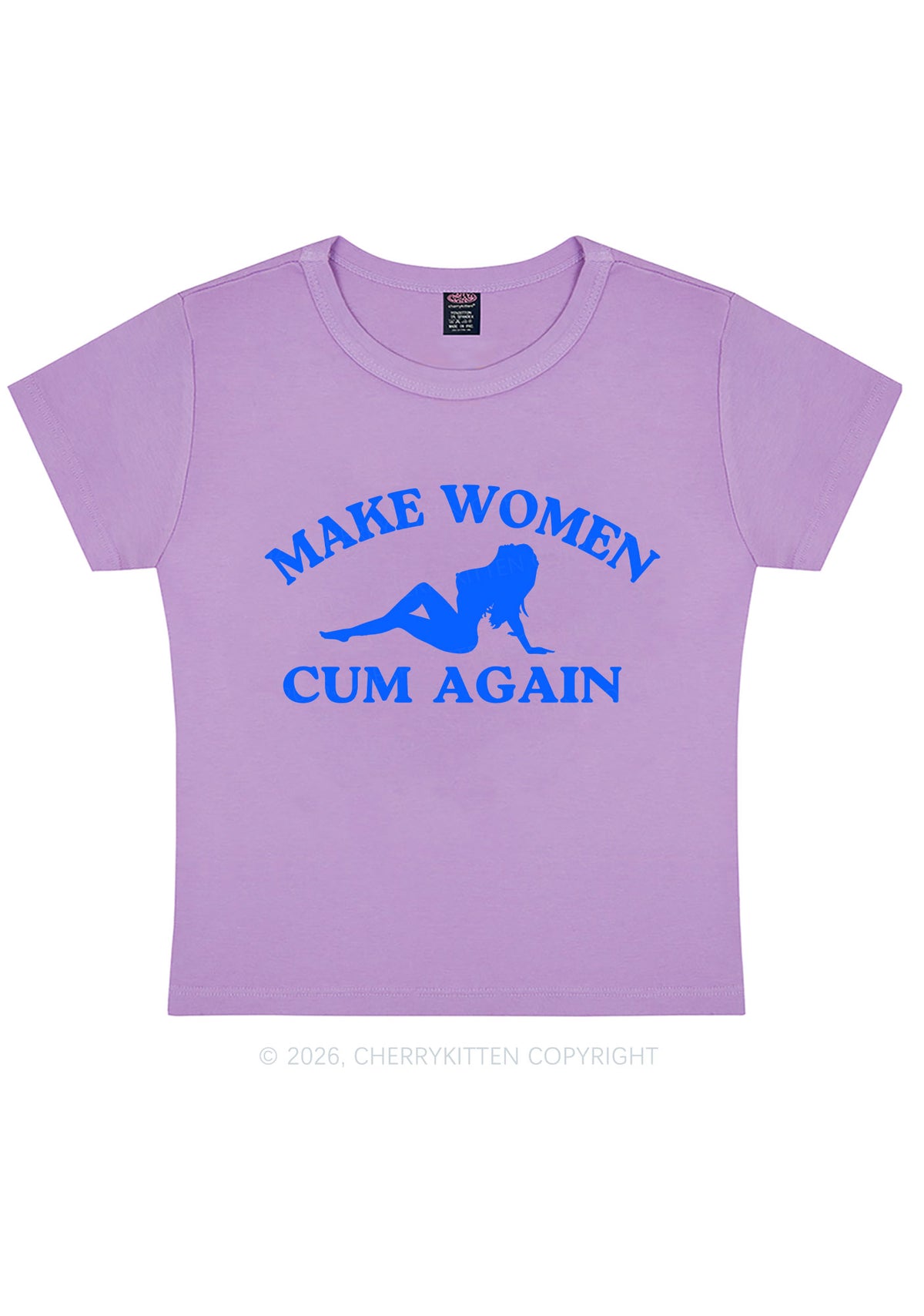 Make Women Cxm Again Y2K Baby Tee Cherrykitten