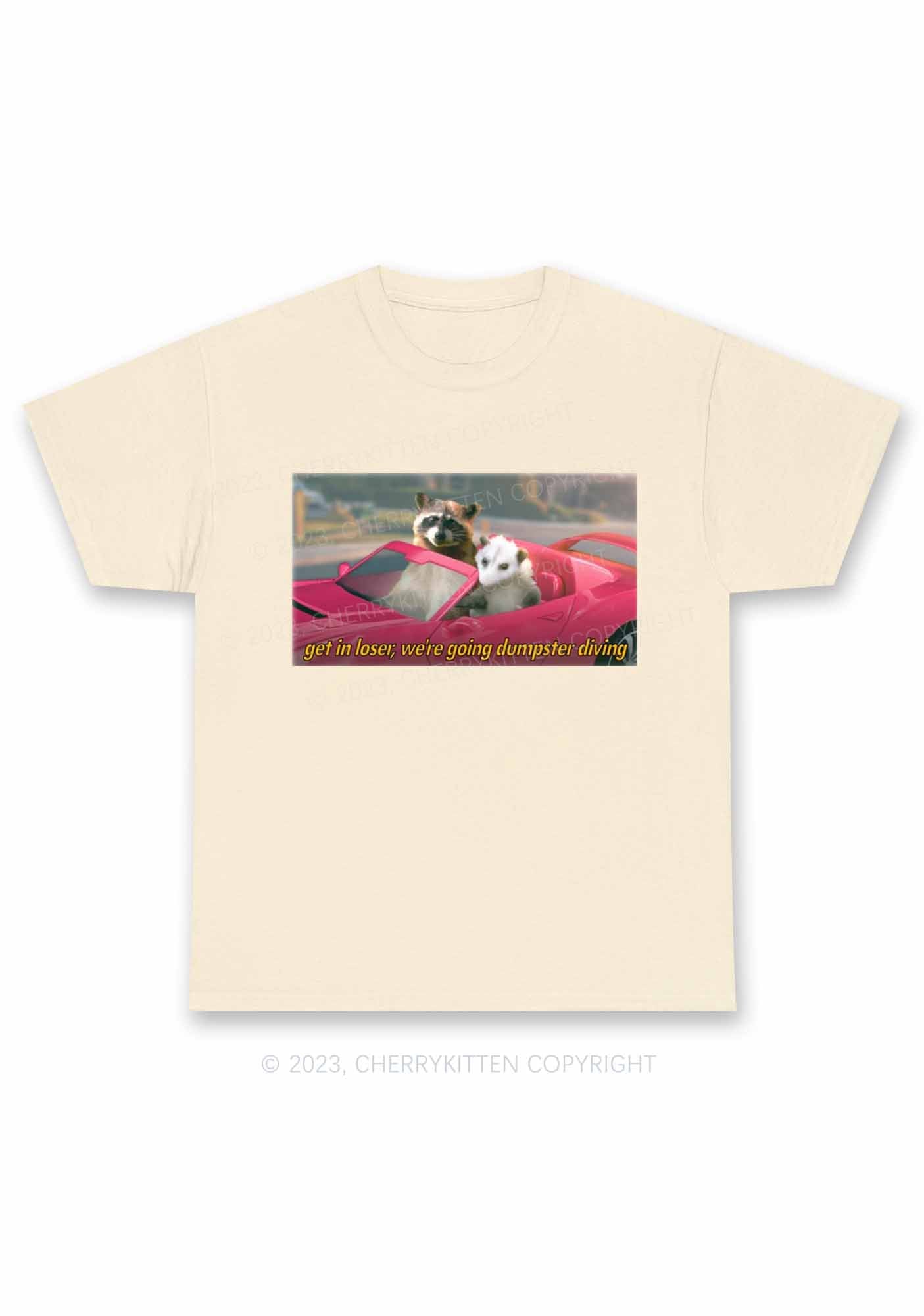 Get In Loser Y2K Chunky Shirt Cherrykitten
