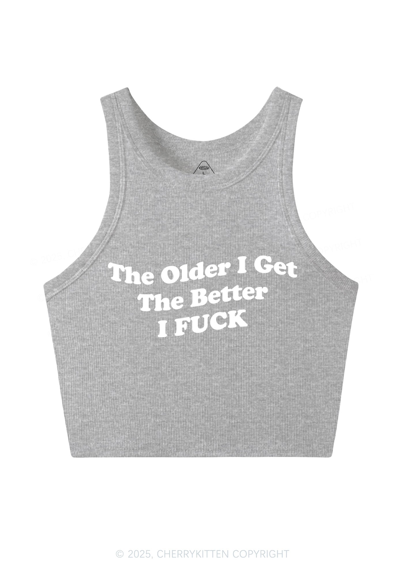 Older Get Better Fxxk Y2K Crop Tank Top Cherrykitten