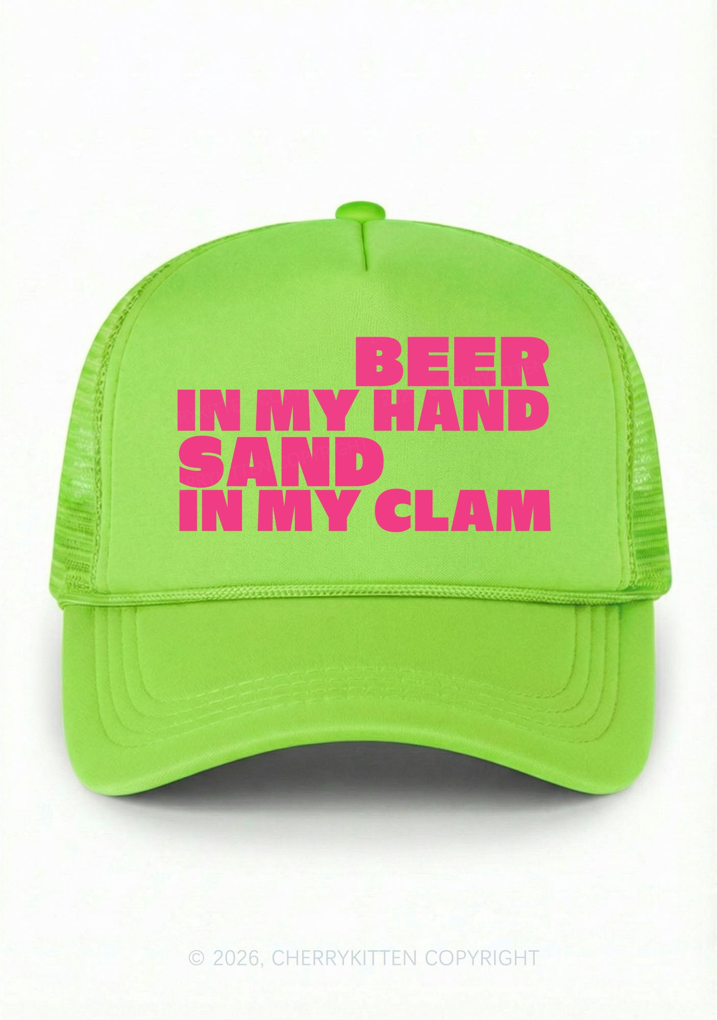 Beer In My Hand Y2K Trucker Hat Cherrykitten
