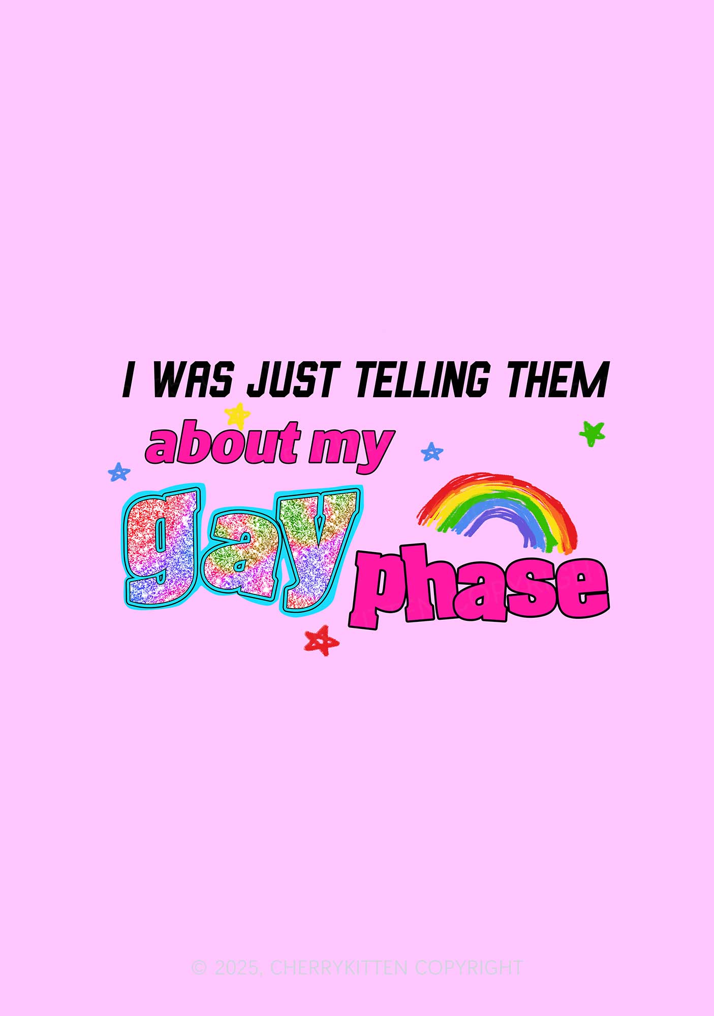 Gay Phase Pride 1Pc Y2K Pin Badge Cherrykitten