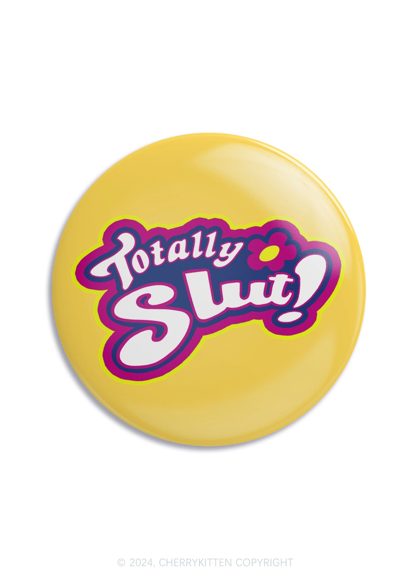 Totally Slxt 1Pc Y2K Pin Badge Cherrykitten
