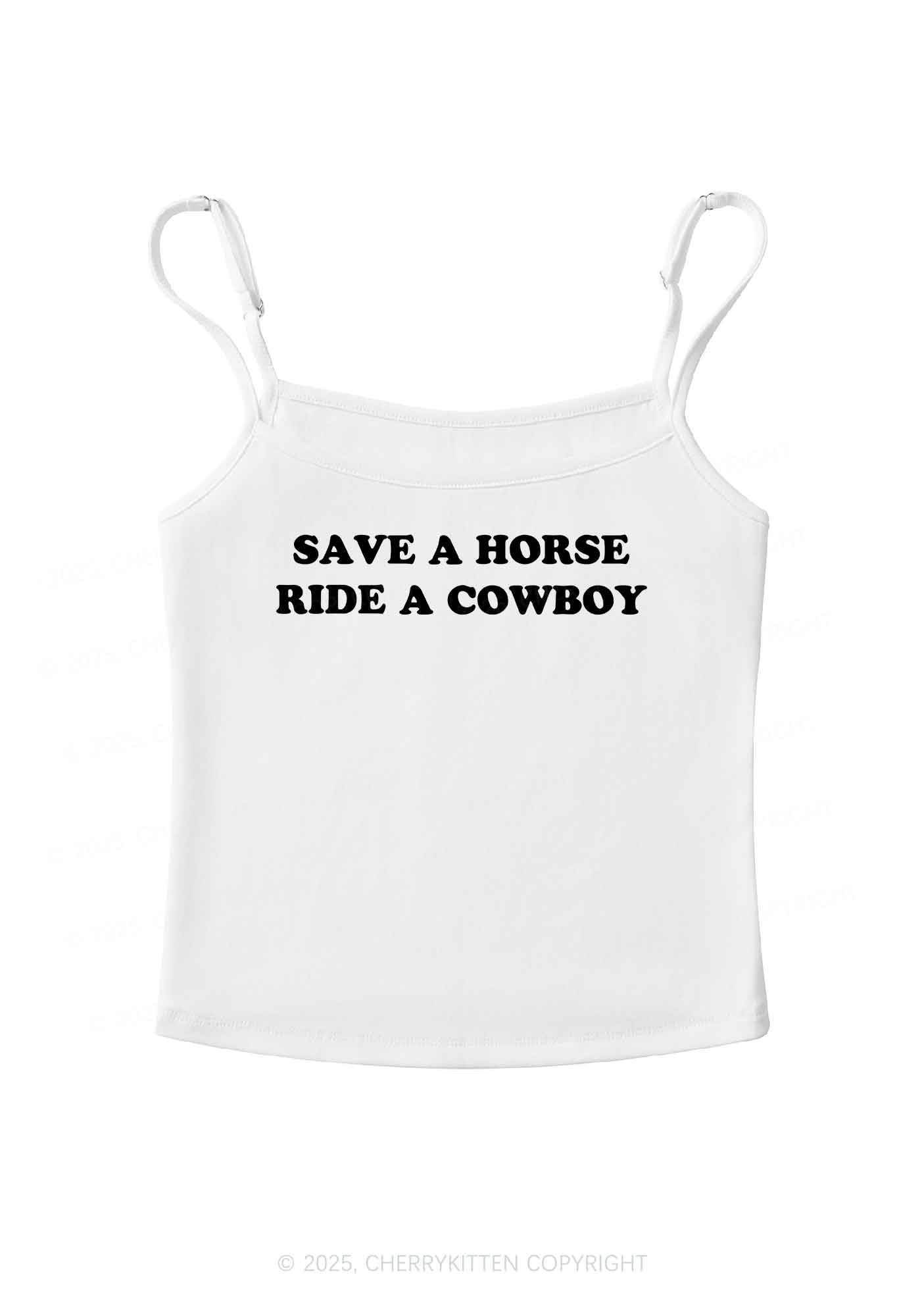 Save A Horse Y2K Spaghetti Strap Cami Cherrykitten