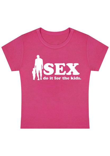 Curvy Do It For The Kids  Baby Tee