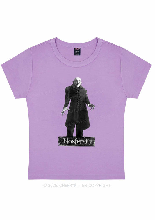 Halloween Male Vampire Y2K Baby Tee Cherrykitten