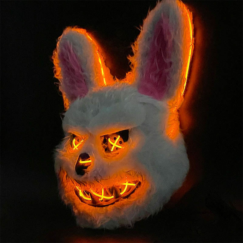 Halloween Scary Bloody Y2K Bunny Mask