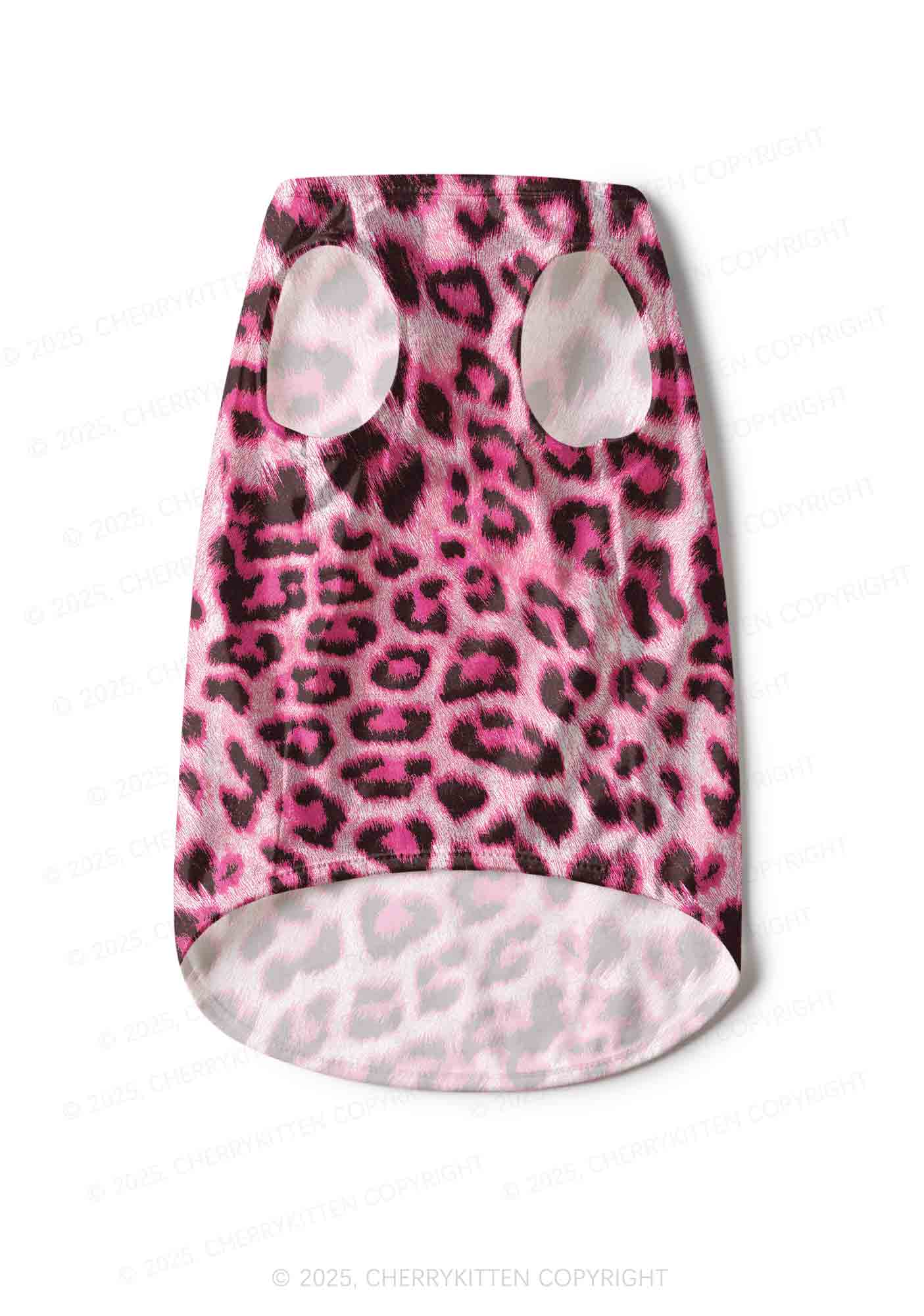 Pink Leopard Y2K Pet Tank Top Cherrykitten
