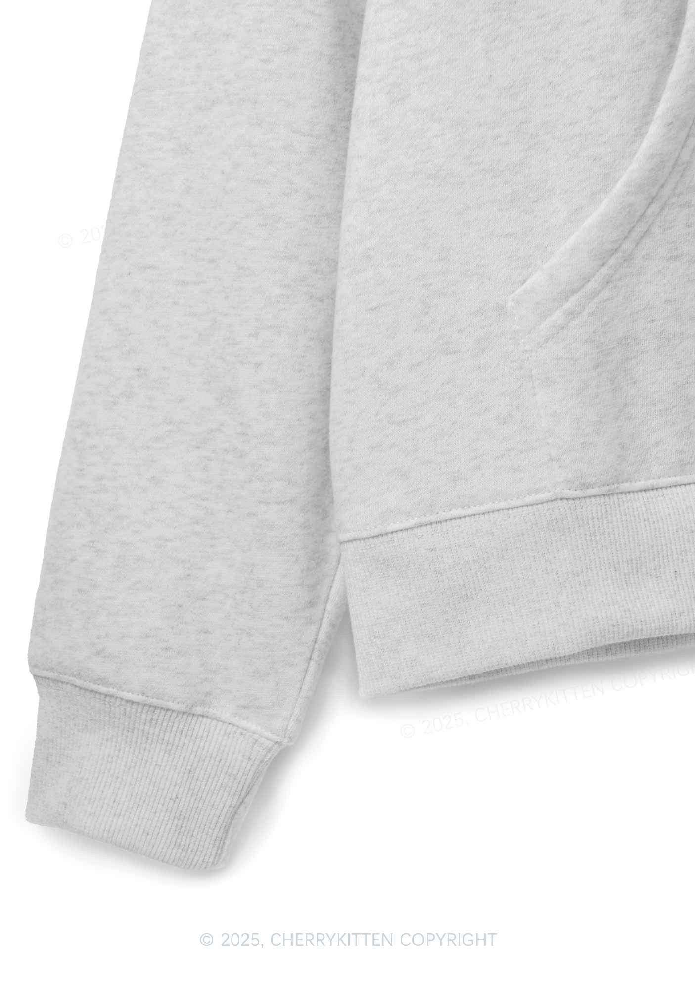 Never Met A Man Pride Y2K Fleece Hoodie Set Cherrykitten