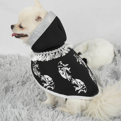 Black Cape Y2K Halloween Pet Dog Costume