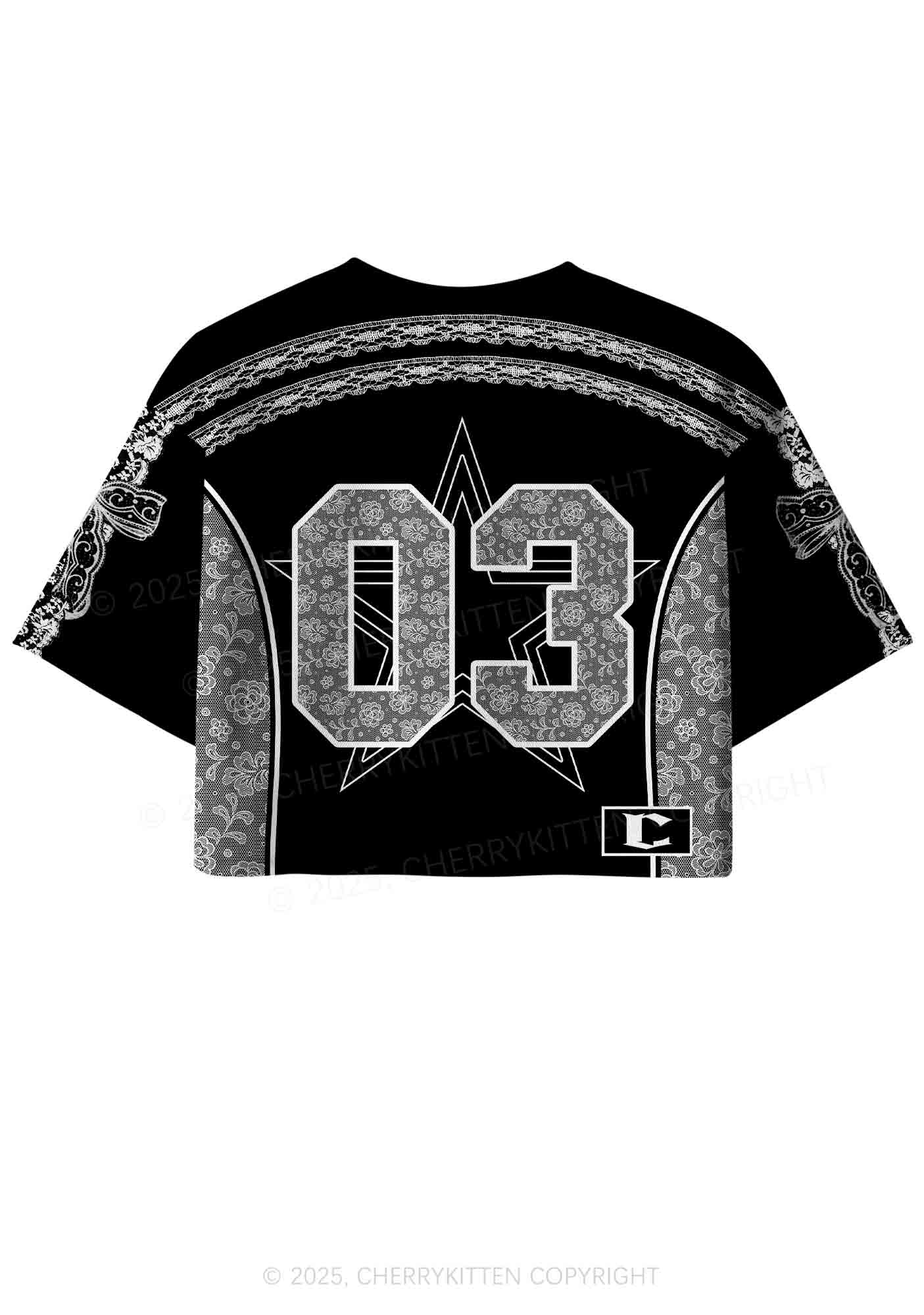 Custom Spit In My Mouth Y2K Crop Sport Jersey Shirts Cherrykitten