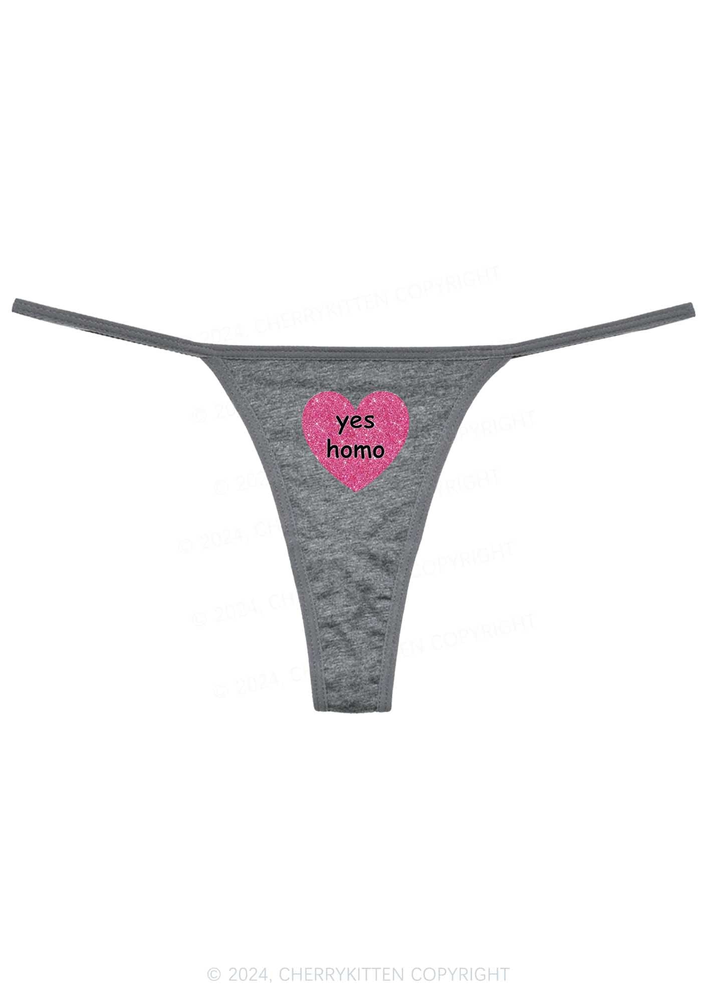Yes Homo Y2K Flat String Thong Cherrykitten