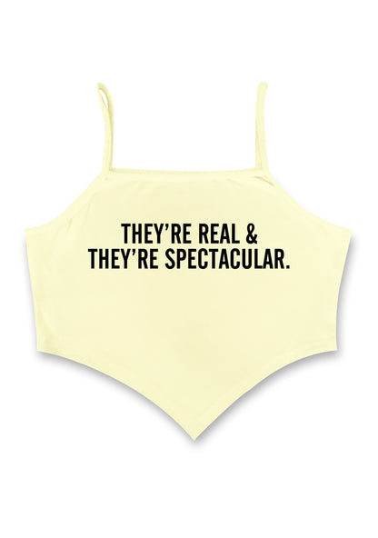 They Are Real&Spectacular Bandana Crop Tank