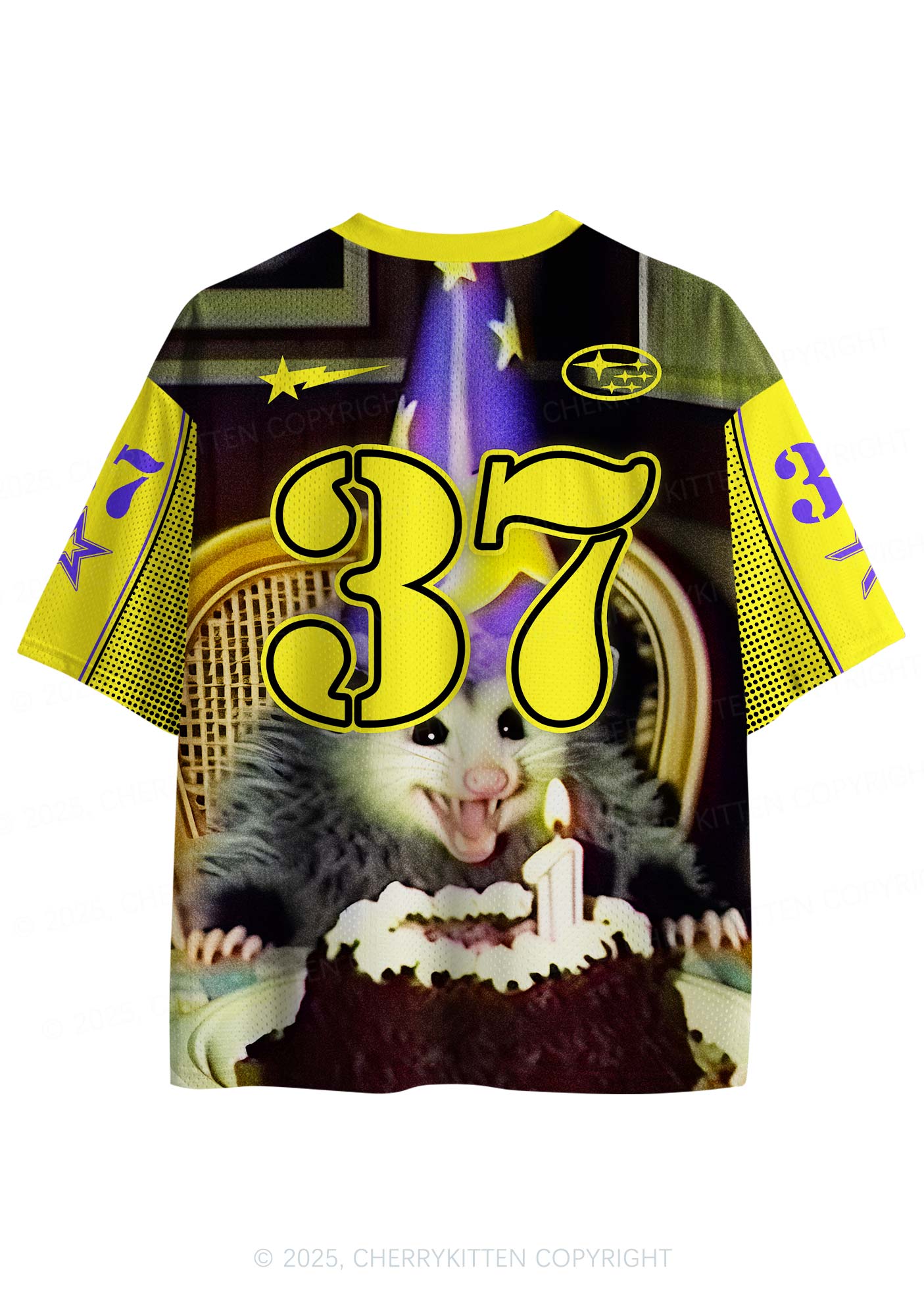 Custom Birthday Rat Y2K Sport Jersey Shirts Cherrykitten