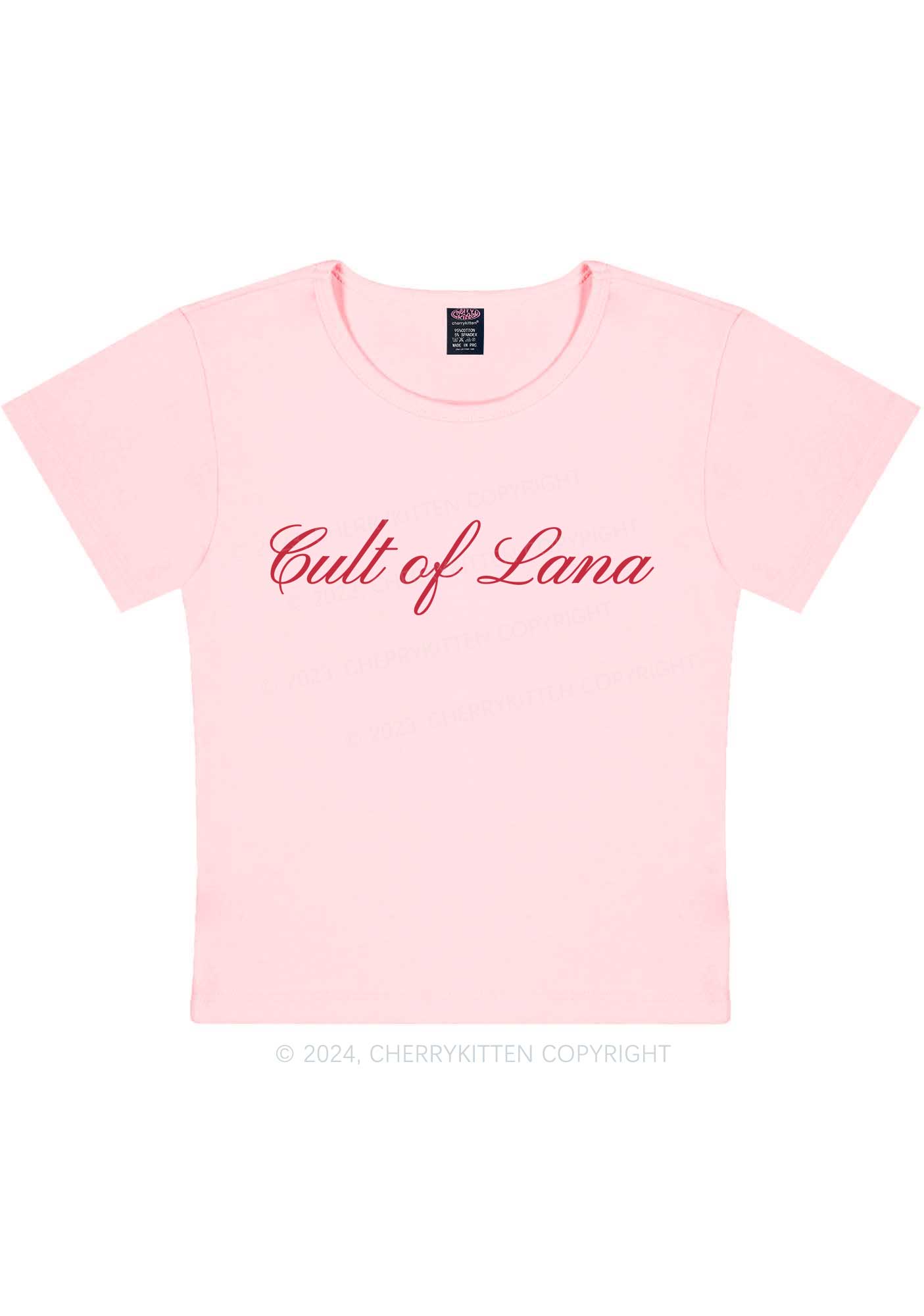 Cult Of Lana Y2K Baby Tee Cherrykitten