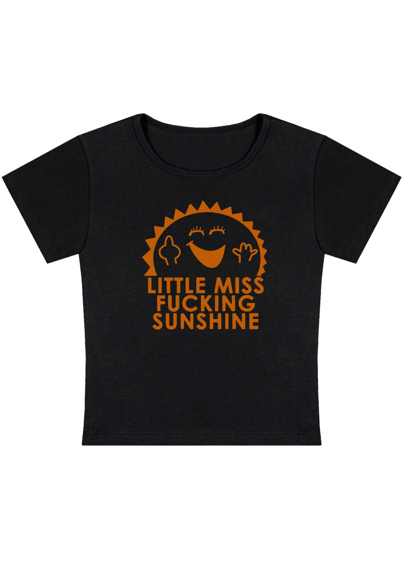 Little Miss Fxxking Sunshine Y2K Baby Tee