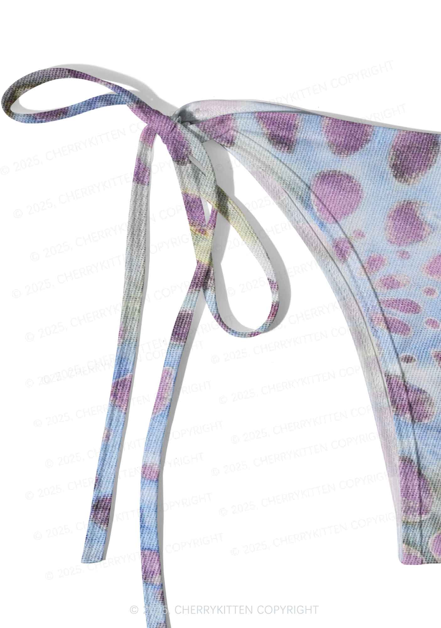 Exotic Bubble Y2K Print Bikini Set Cherrykitten