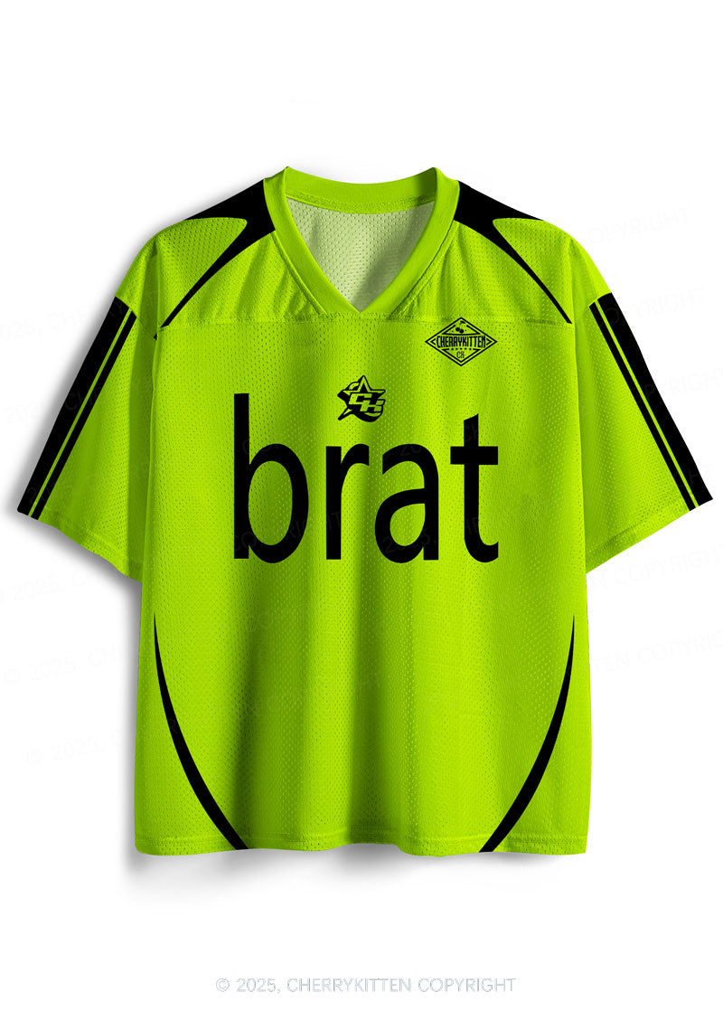 Cutsom Green Bart Team Y2K Sport Jersey Shirts Cherrykitten
