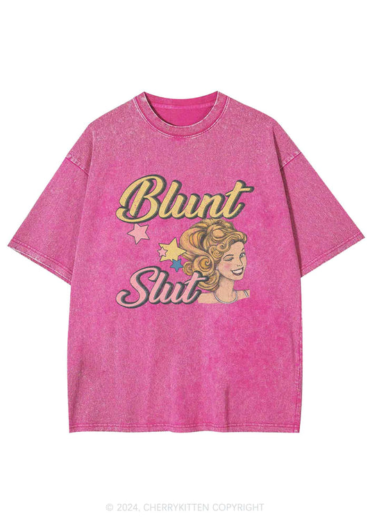 Blunt Slxt Y2K Washed Tee Cherrykitten