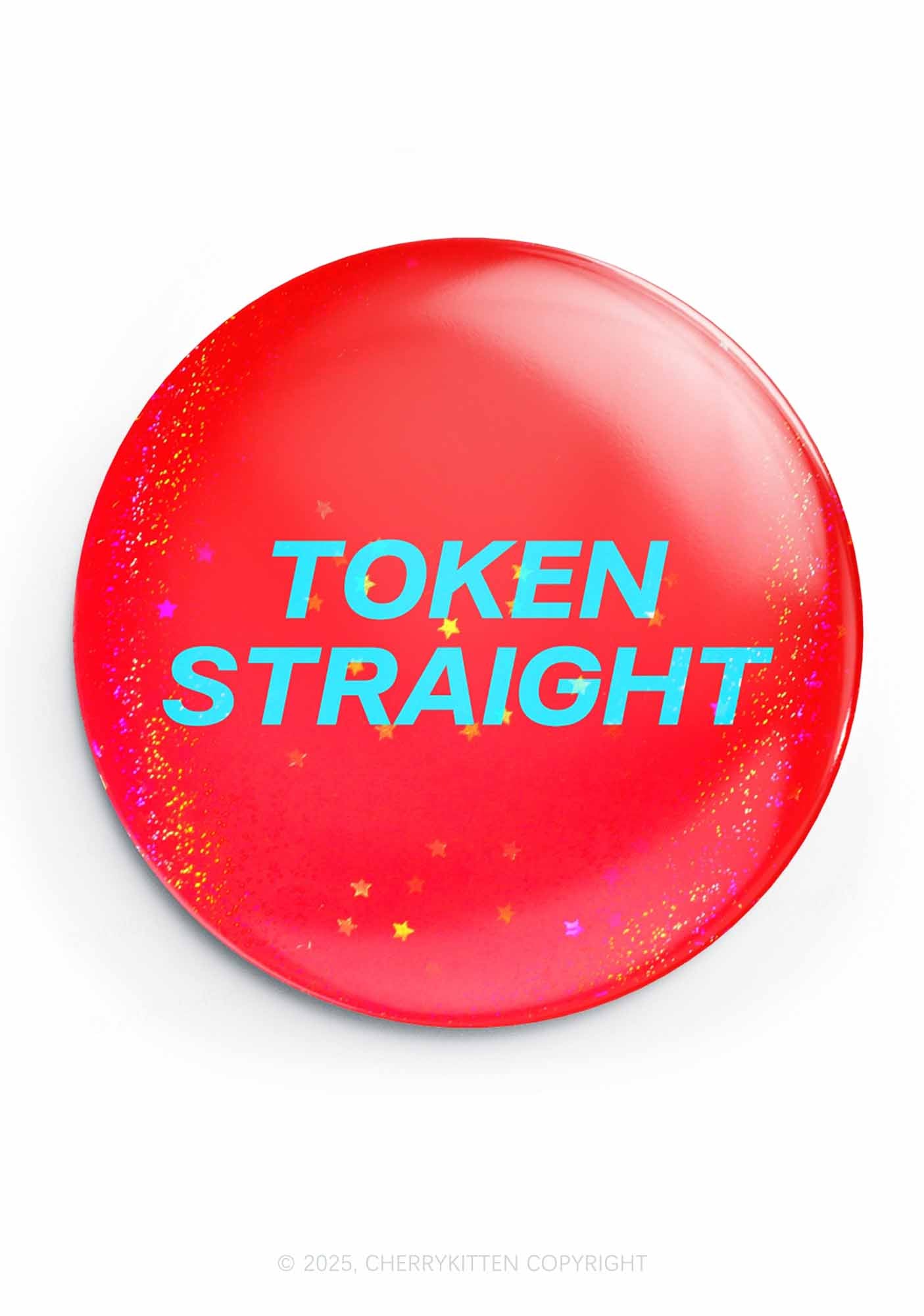 Token Straight Pride 1Pc Y2K Pin Badge Cherrykitten