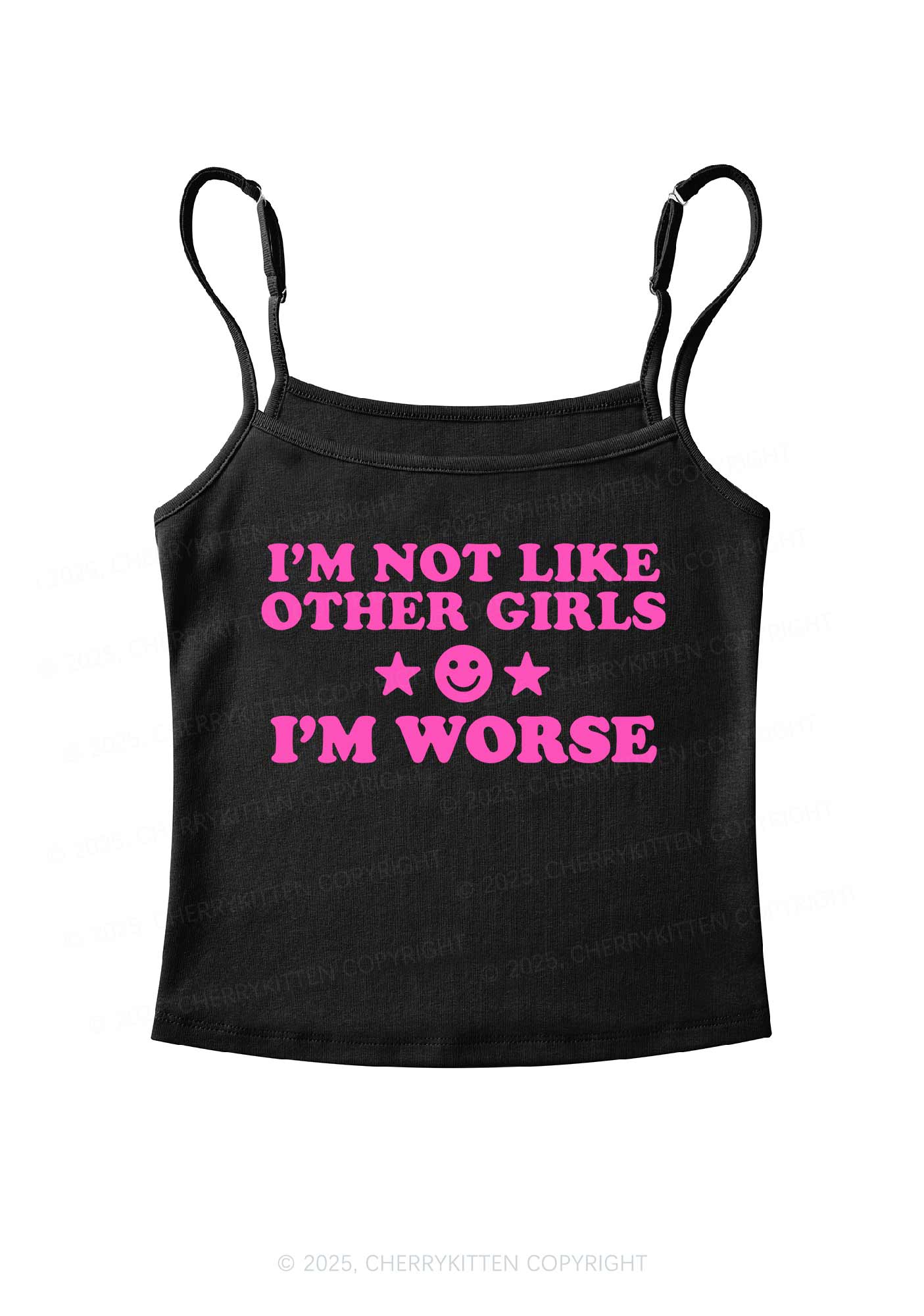 Im Worse Y2K Spaghetti Strap Cami Cherrykitten