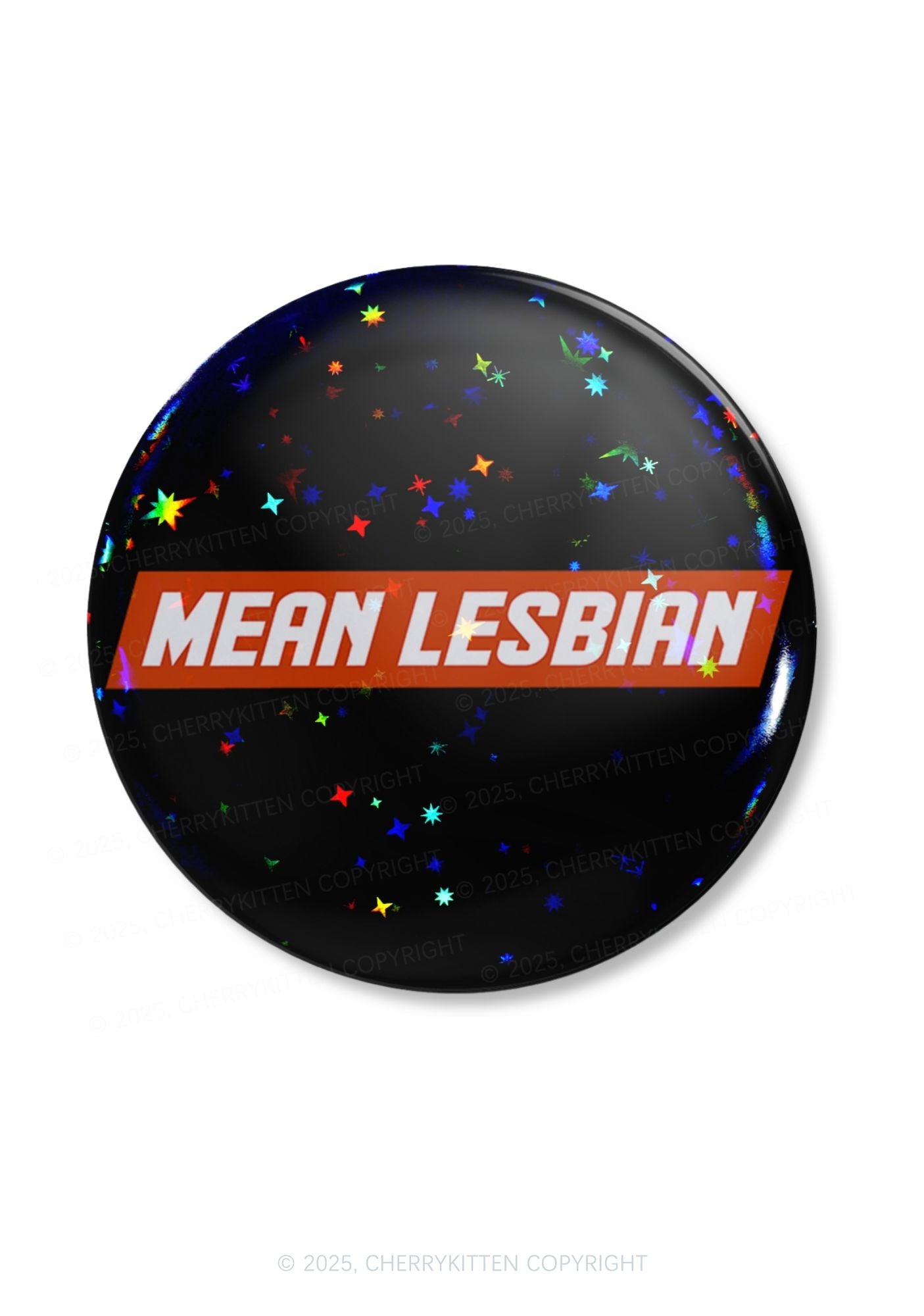 Mean Lesbian Pride 1Pc Y2K Pin Badge Cherrykitten