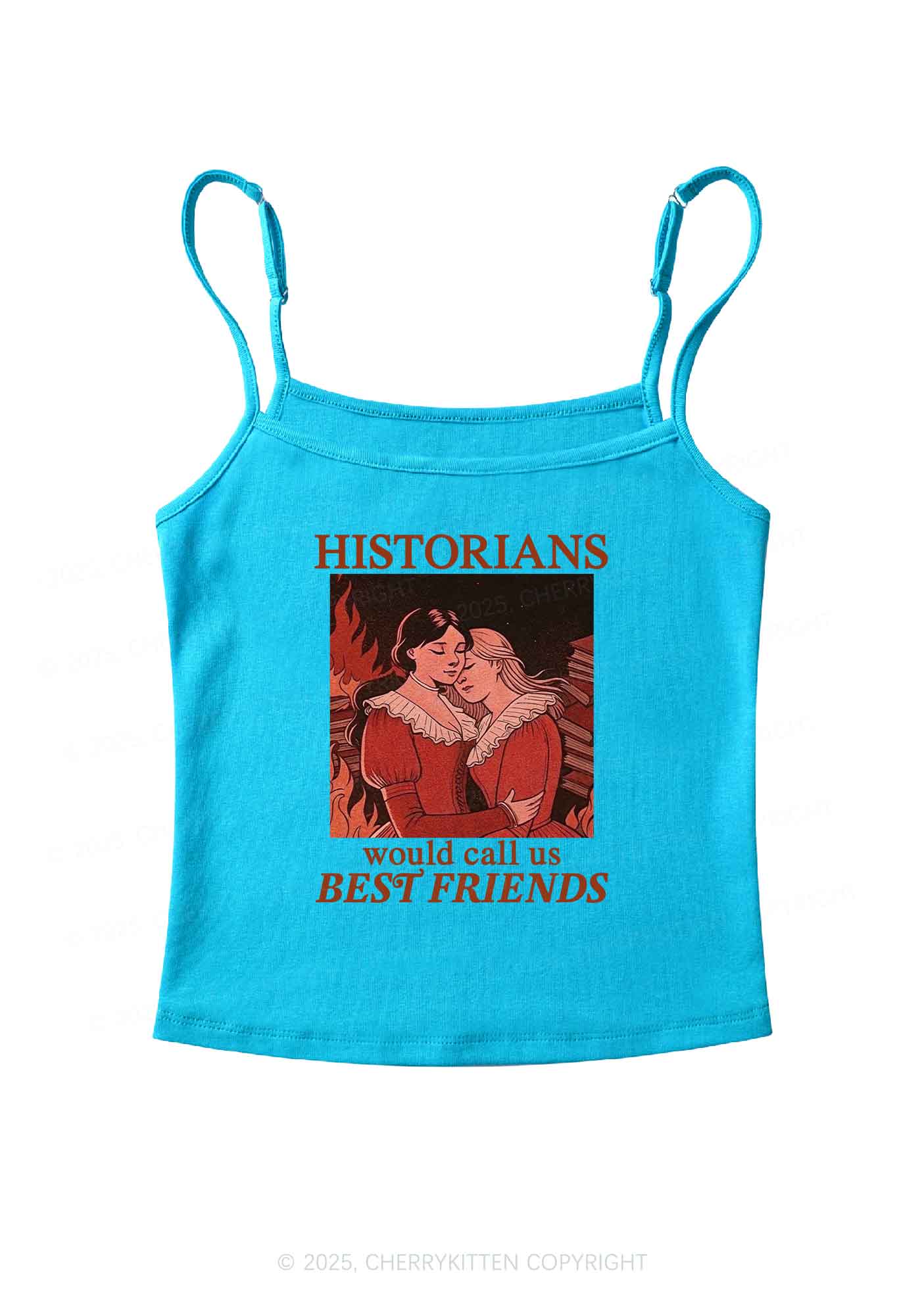 Call Us Best Friends Pride Y2K Spaghetti Strap Cami Cherrykitten