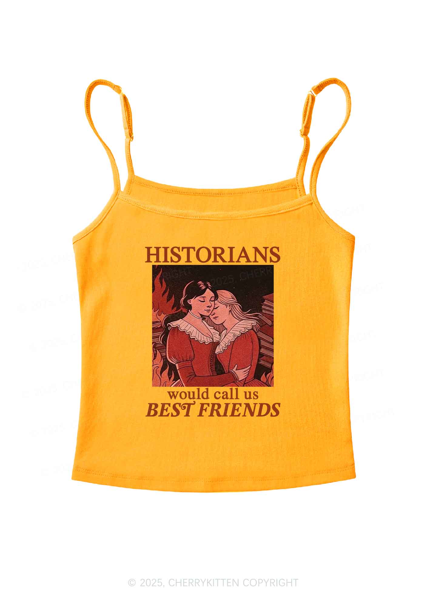 Call Us Best Friends Pride Y2K Spaghetti Strap Cami Cherrykitten