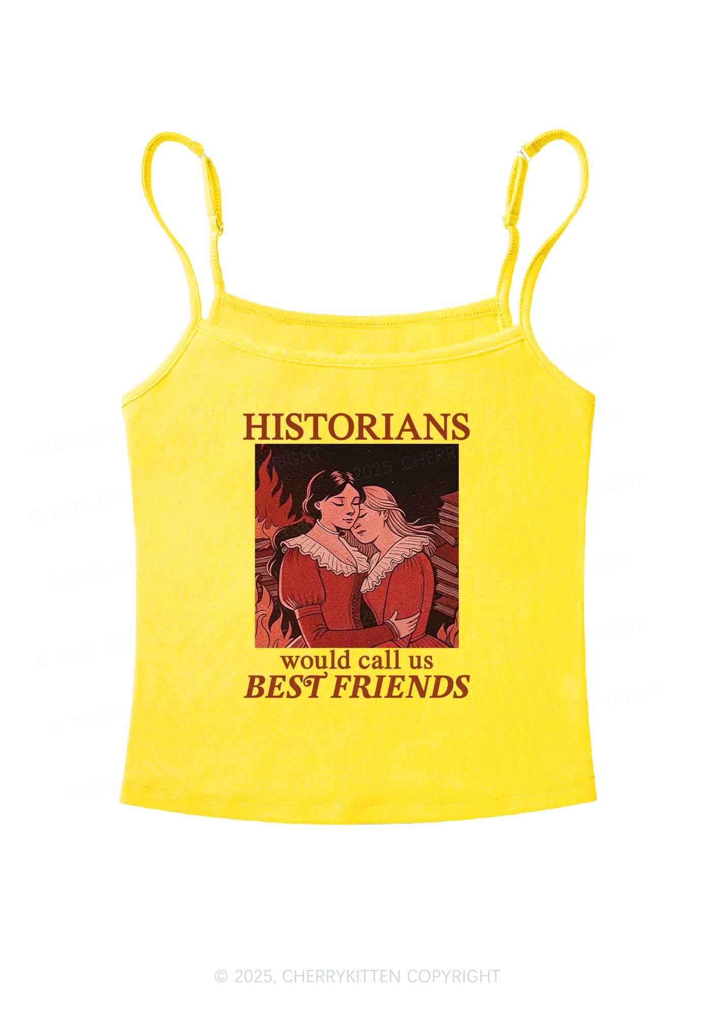 Call Us Best Friends Pride Y2K Spaghetti Strap Cami Cherrykitten