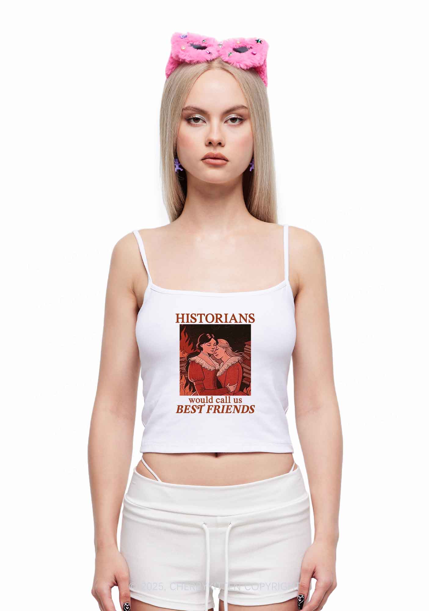 Call Us Best Friends Pride Y2K Spaghetti Strap Cami Cherrykitten