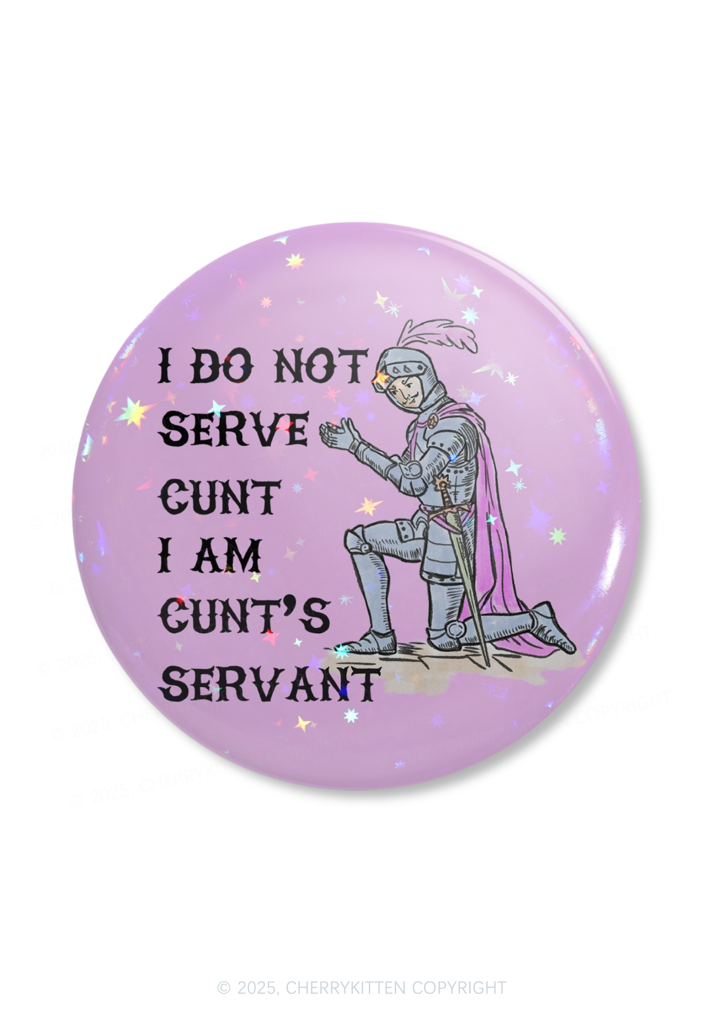 I Am Cxxt Servant 1Pc Y2K Pin Badge Cherrykitten