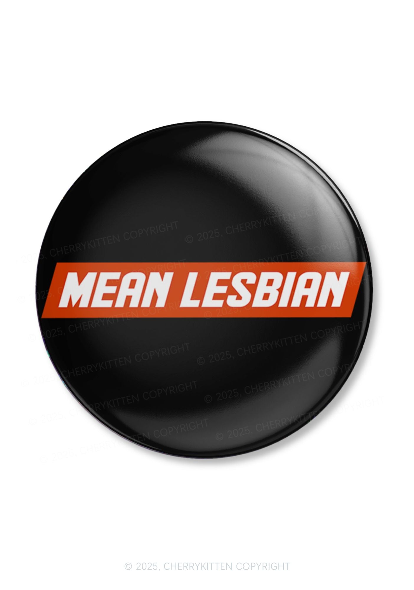 Mean Lesbian Pride 1Pc Y2K Pin Badge Cherrykitten