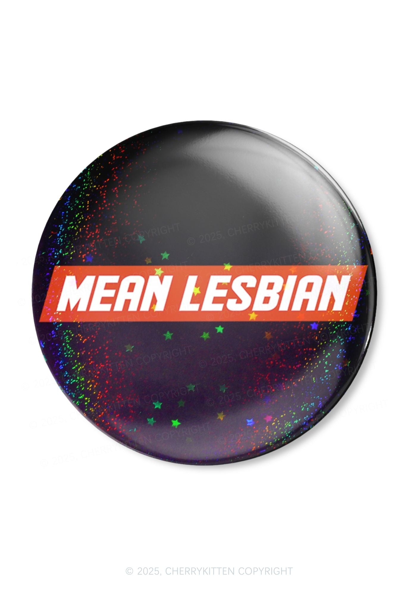 Mean Lesbian Pride 1Pc Y2K Pin Badge Cherrykitten