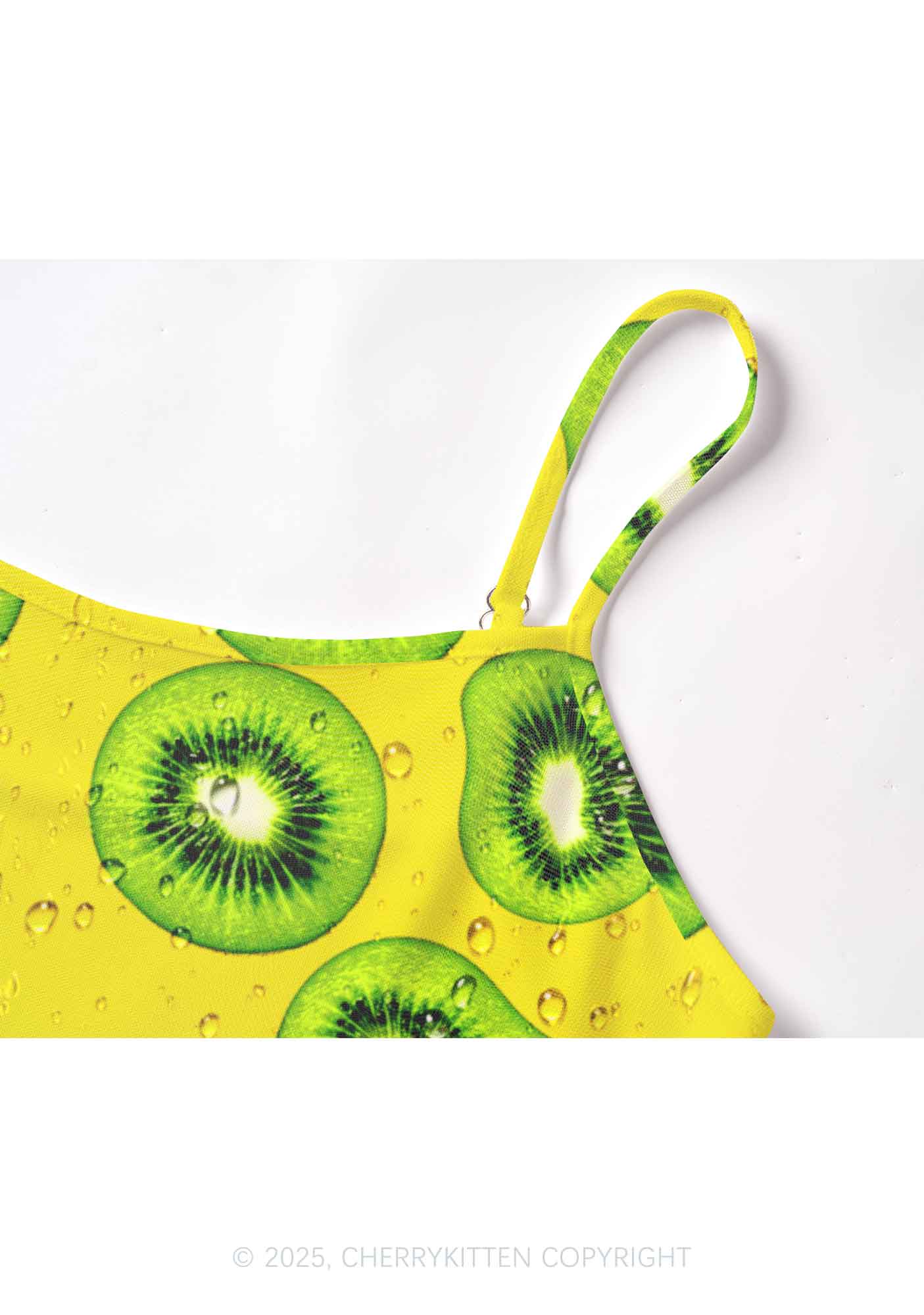 Yellow Kiwi Y2K Mesh Cami Tank Cherrykitten