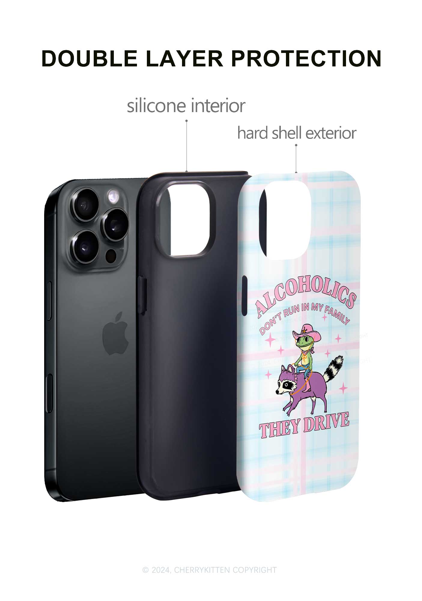 Alcoholics Drive Y2K Phone Case Cherrykitten