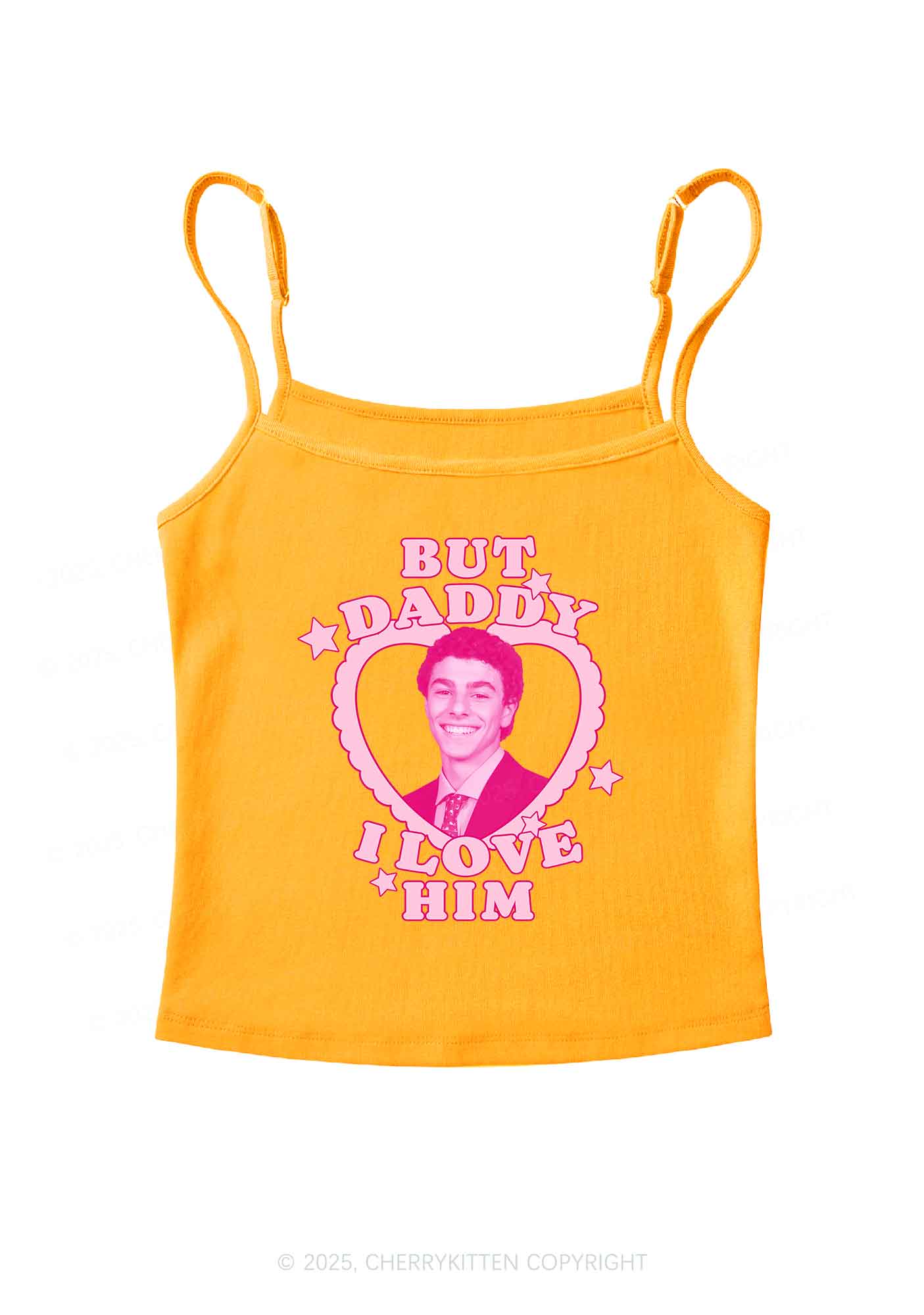 Daddy I Love Him Luigi Y2K Spaghetti Strap Cami Cherrykitten