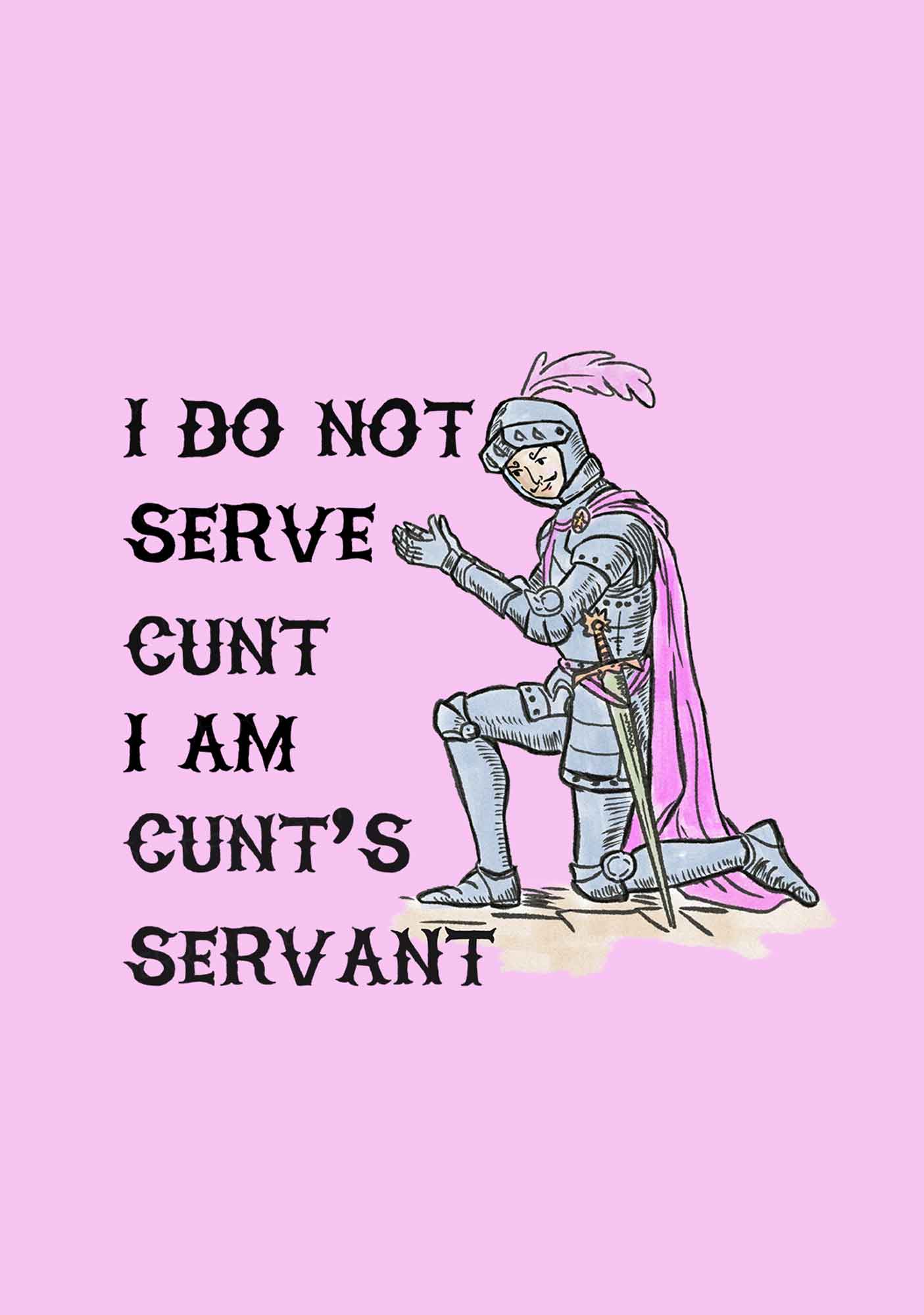 I Am Cxxt Servant 1Pc Y2K Pin Badge Cherrykitten