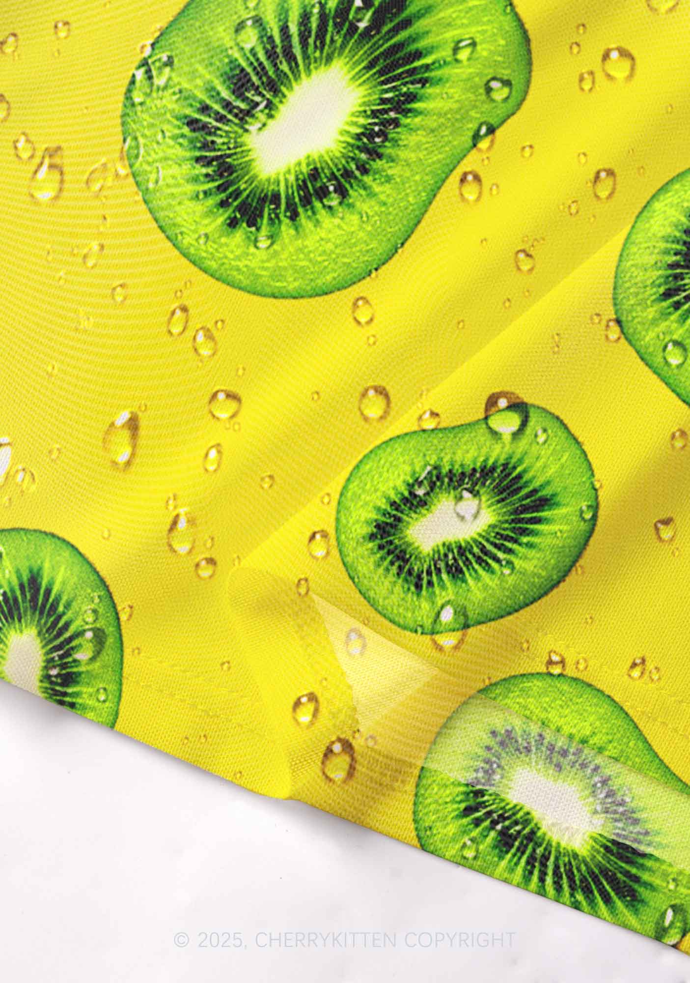 Yellow Kiwi Y2K Mesh Cami Tank Cherrykitten