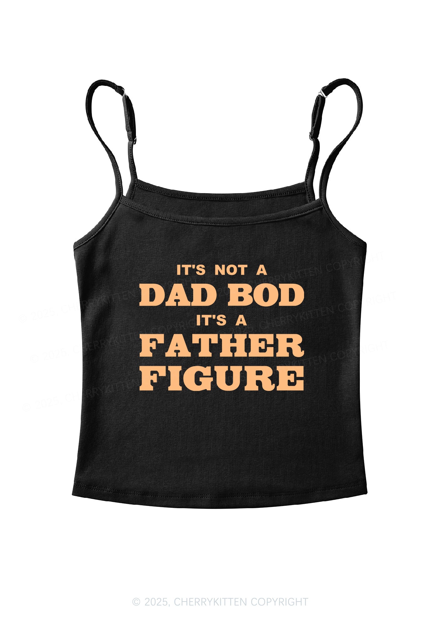 Dad Bod Father Figure Y2K Spaghetti Strap Cami Cherrykitten