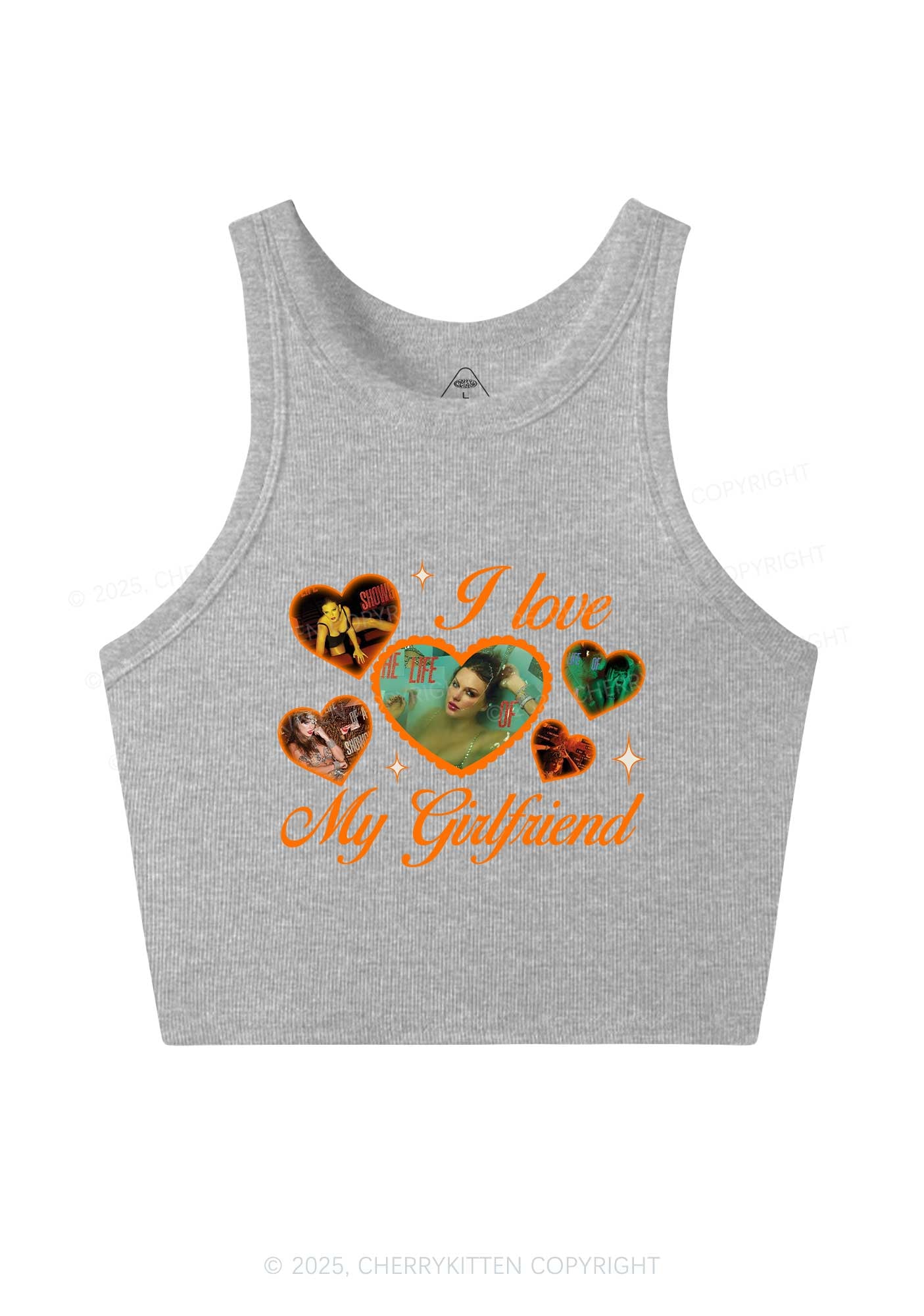 Love Grilfriend TS Y2K Crop Tank Top Cherrykitten