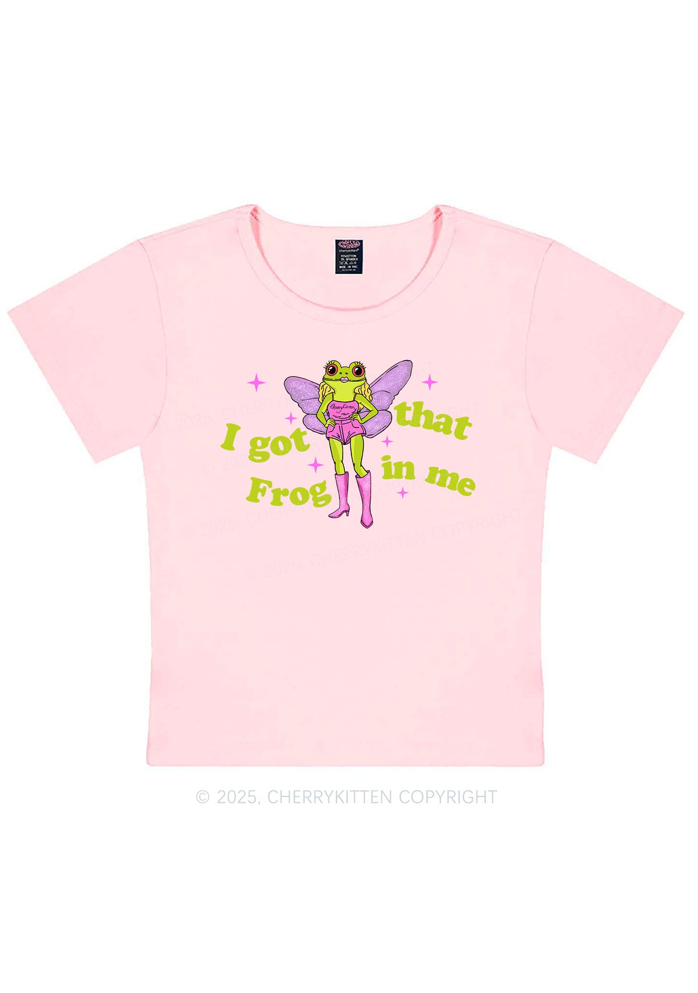 I Got That Frog Y2K Baby Tee Cherrykitten