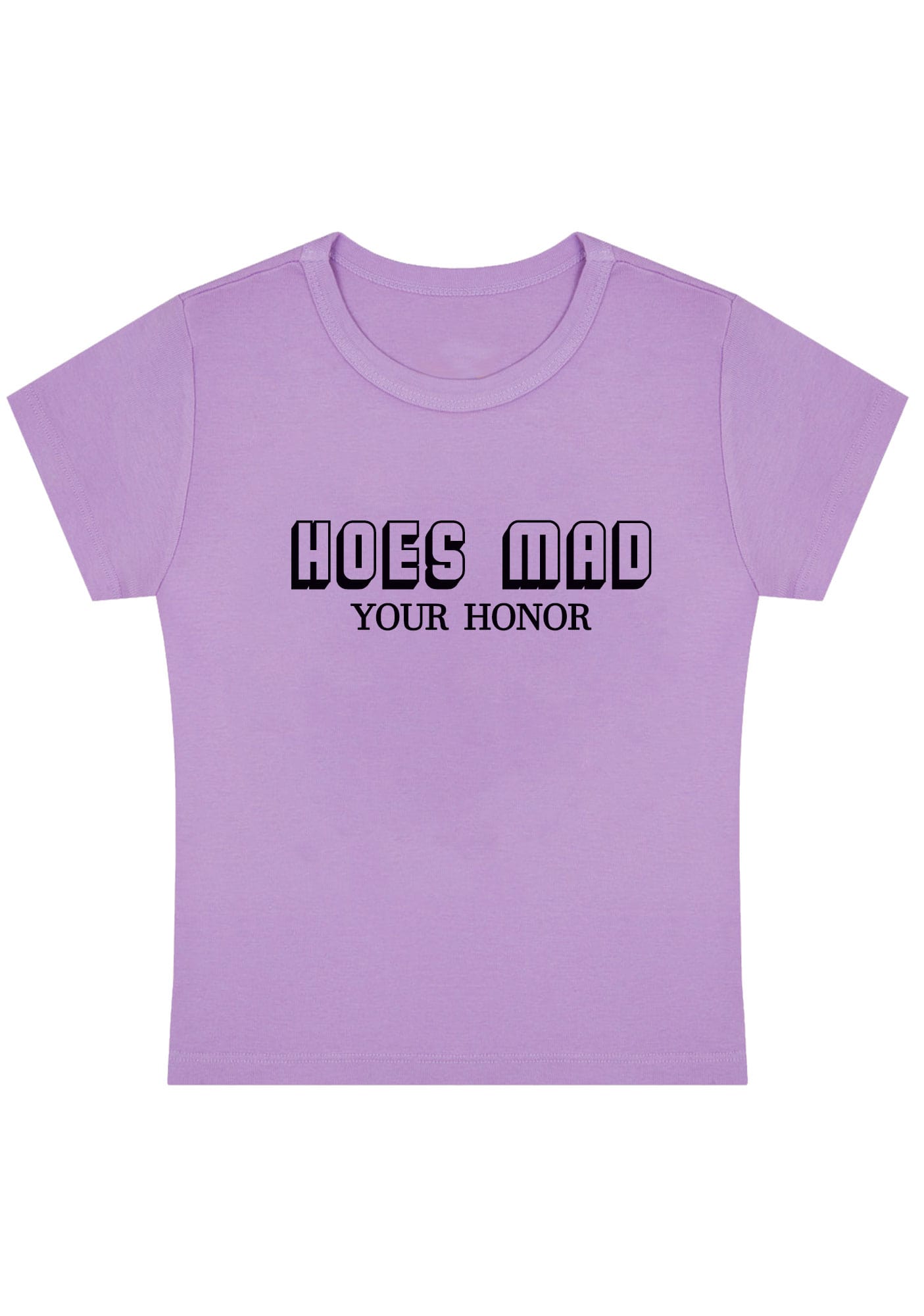 Curvy Hoes Mad Your Honor Baby Tee