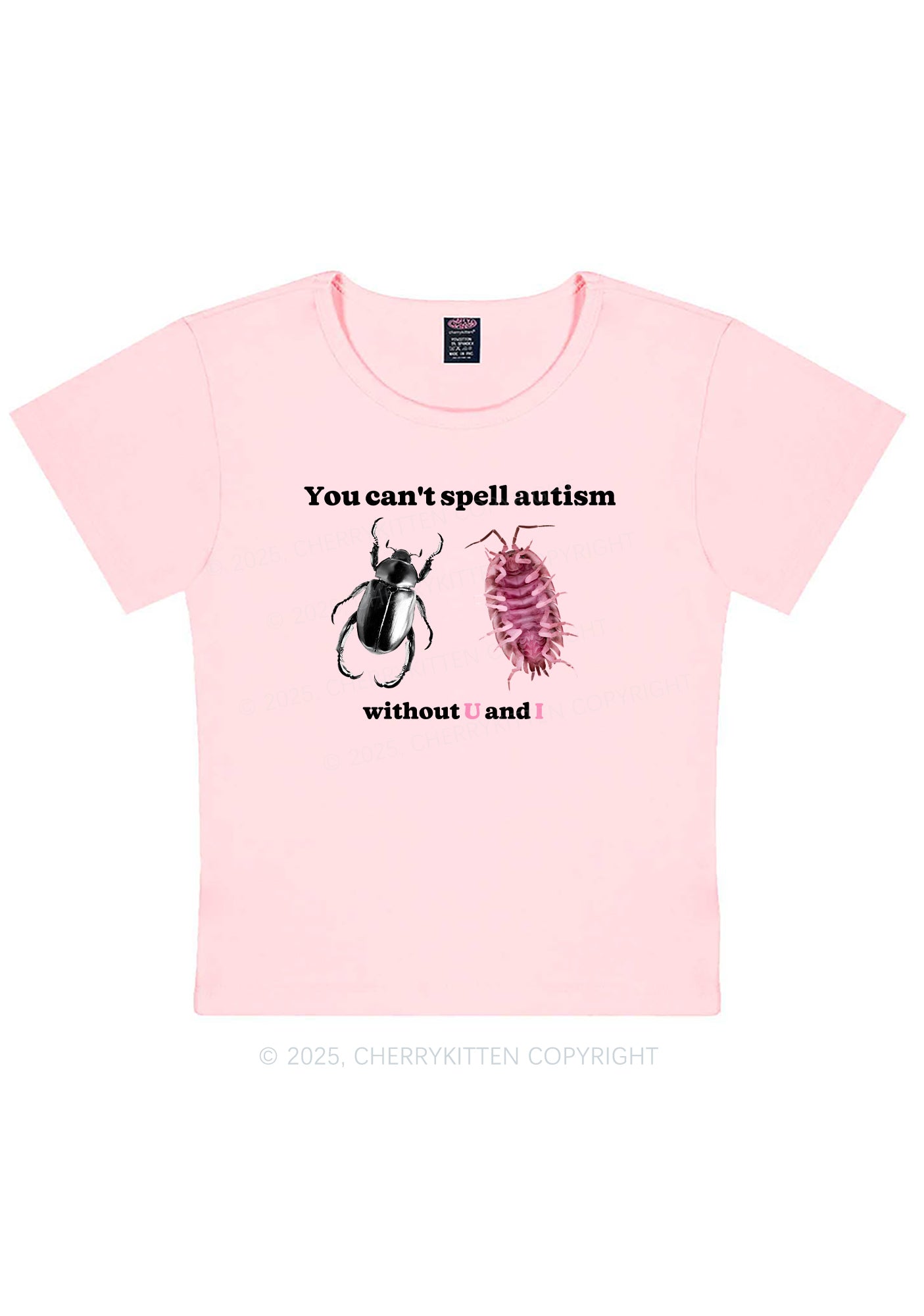 Autism Insect Y2K Baby Tee Cherrykitten