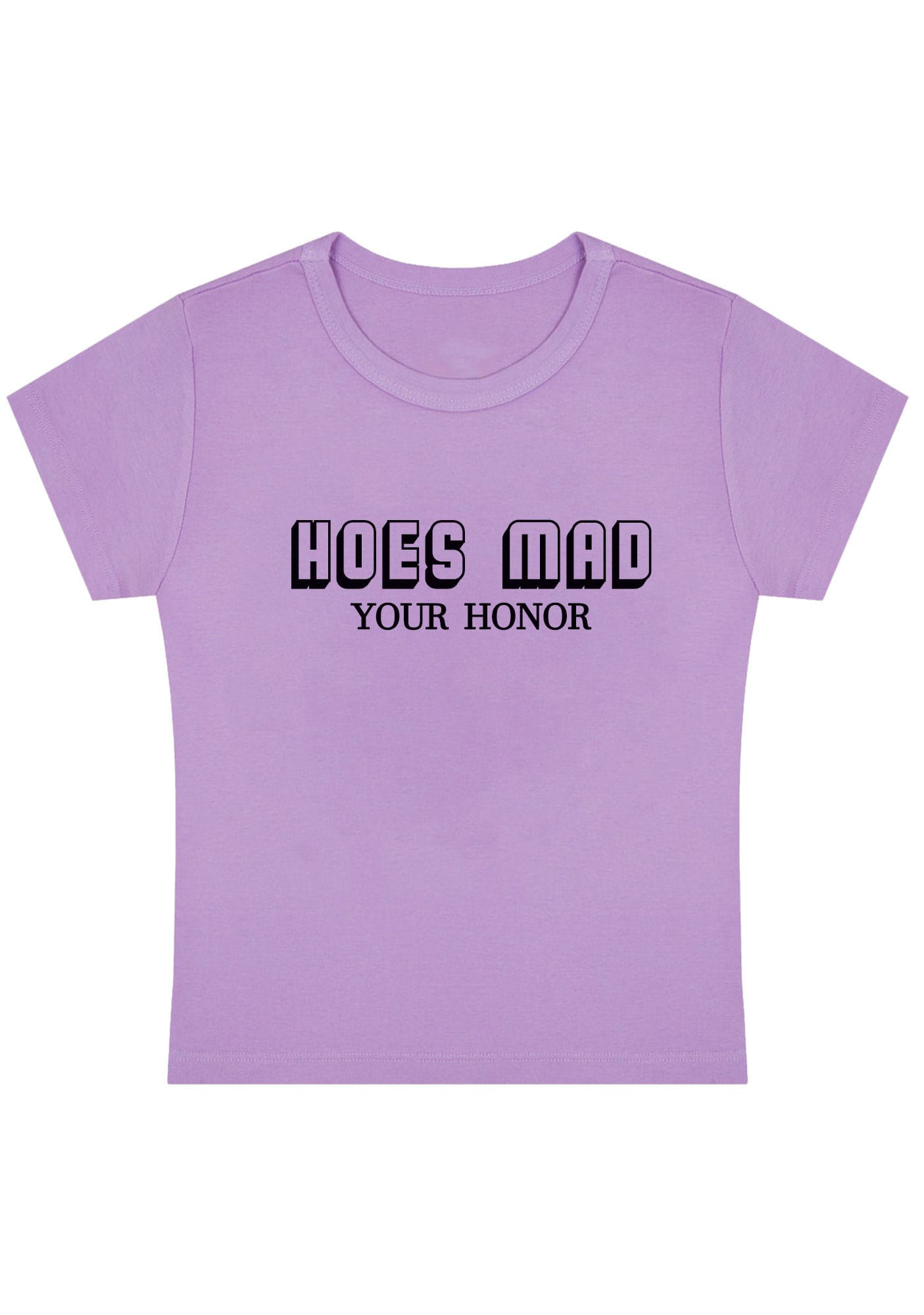 Hoes Mad Your Honor Y2K Baby Tee
